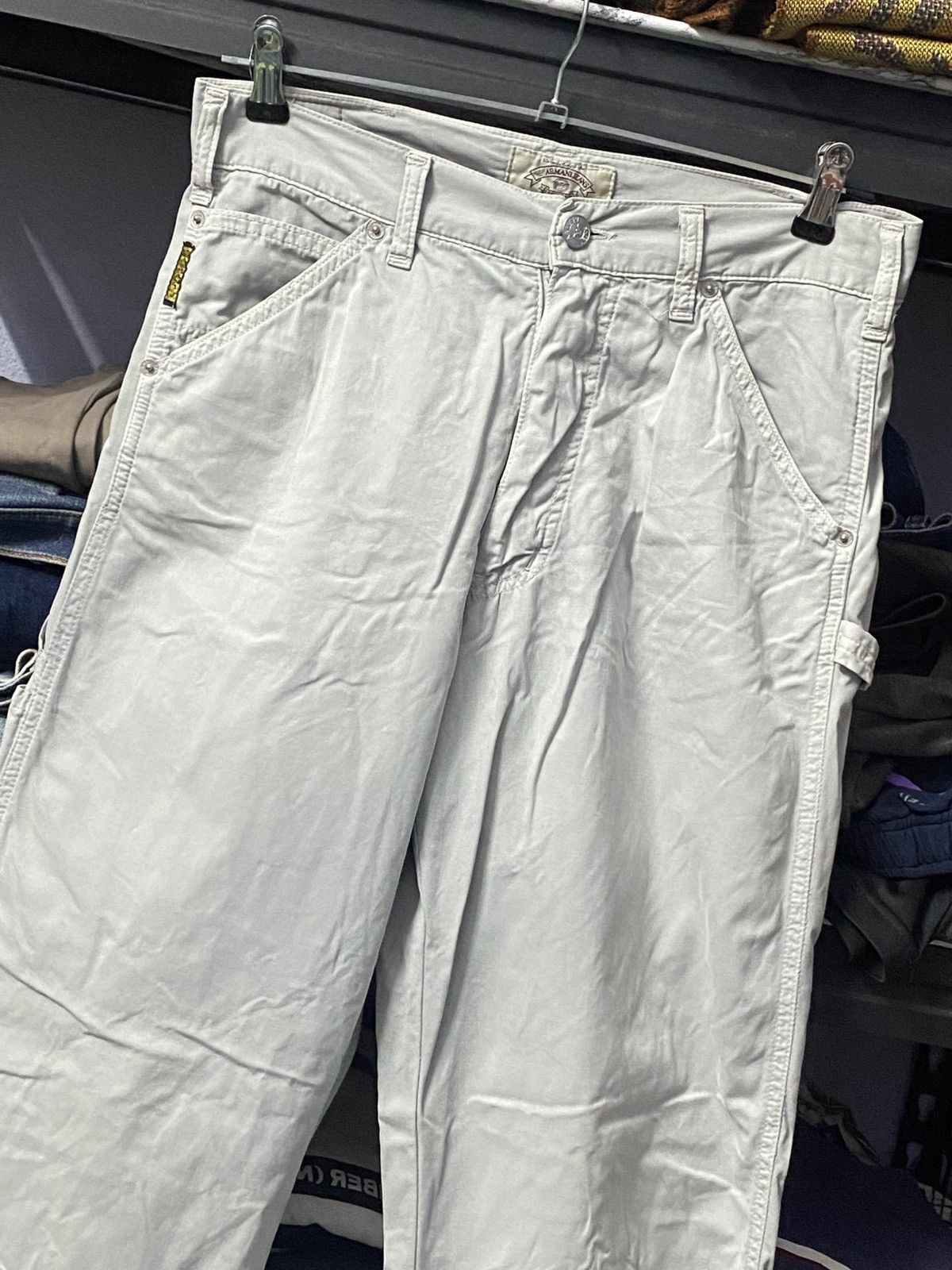 Giorgio Armani Giorgio Armani Jeans Carpenter Pants Grey Size US 30 / EU 46 - 3 Thumbnail