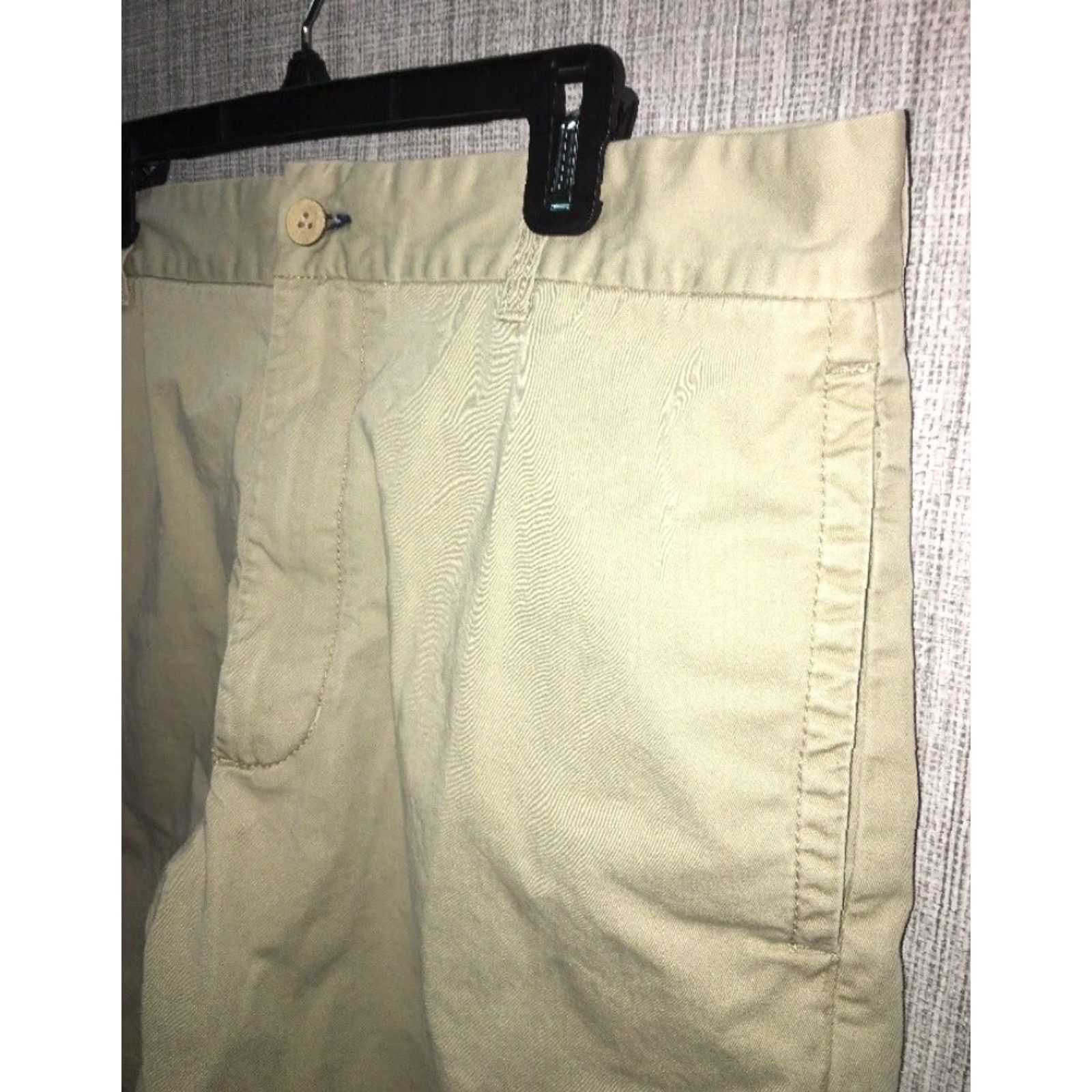 Tommy Bahama Tommy Bahama Mens Casual Shorts Beige Solid 38 Chino Style Size 38 Mens Size US 38 / EU 54 - 2 Thumbnail