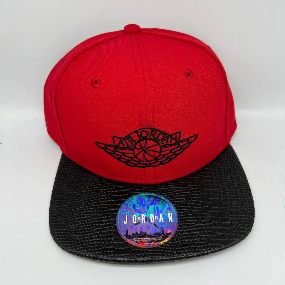 Jordan Brand Air Jordan Wings Bred Jumpman Hat Snapback Cap Men Grailed