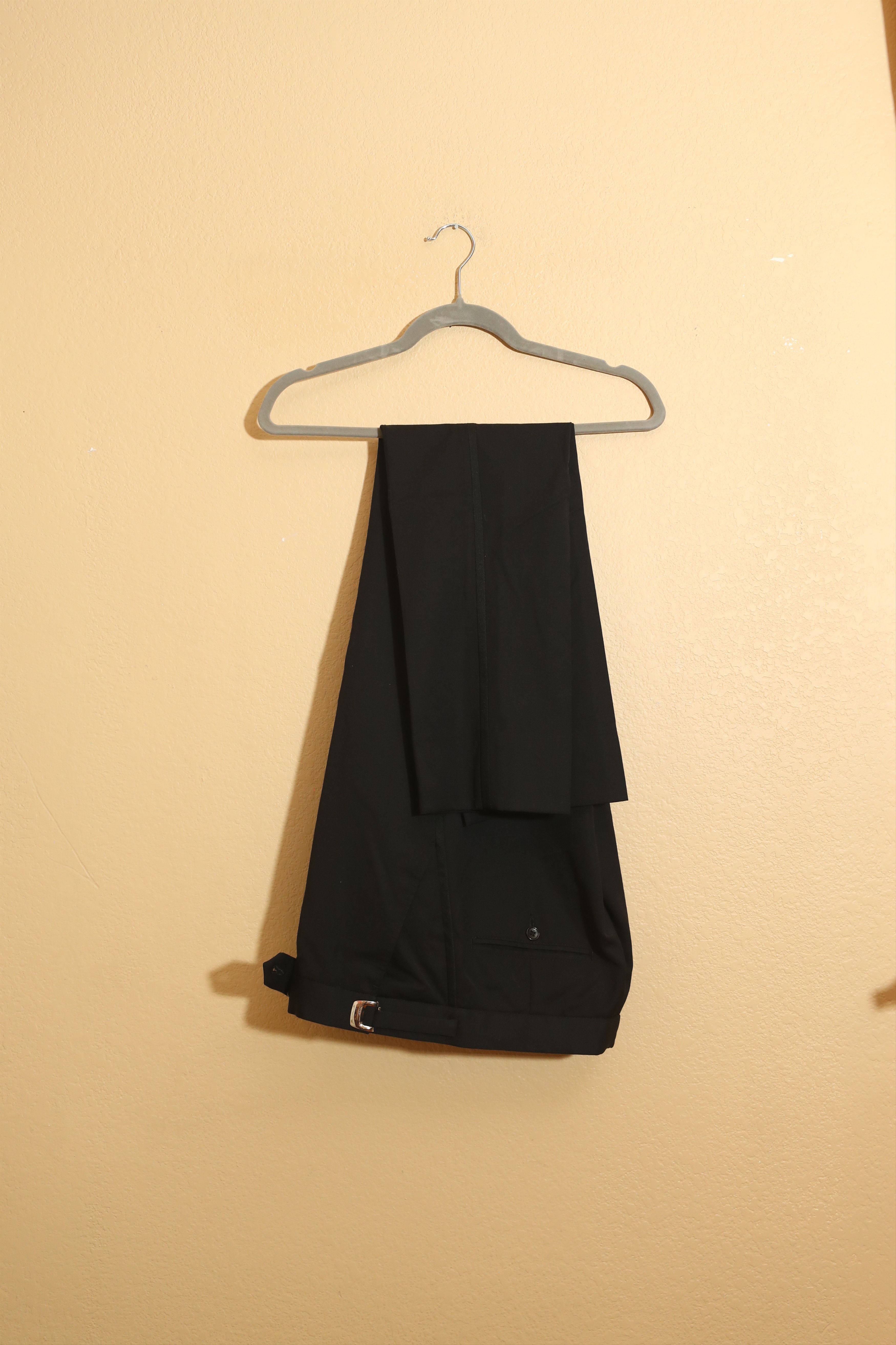 Vintage Super 130's Fine Worsted Wool Slim Pants (30x31) Size US 30 / EU 46 - 2 Thumbnail