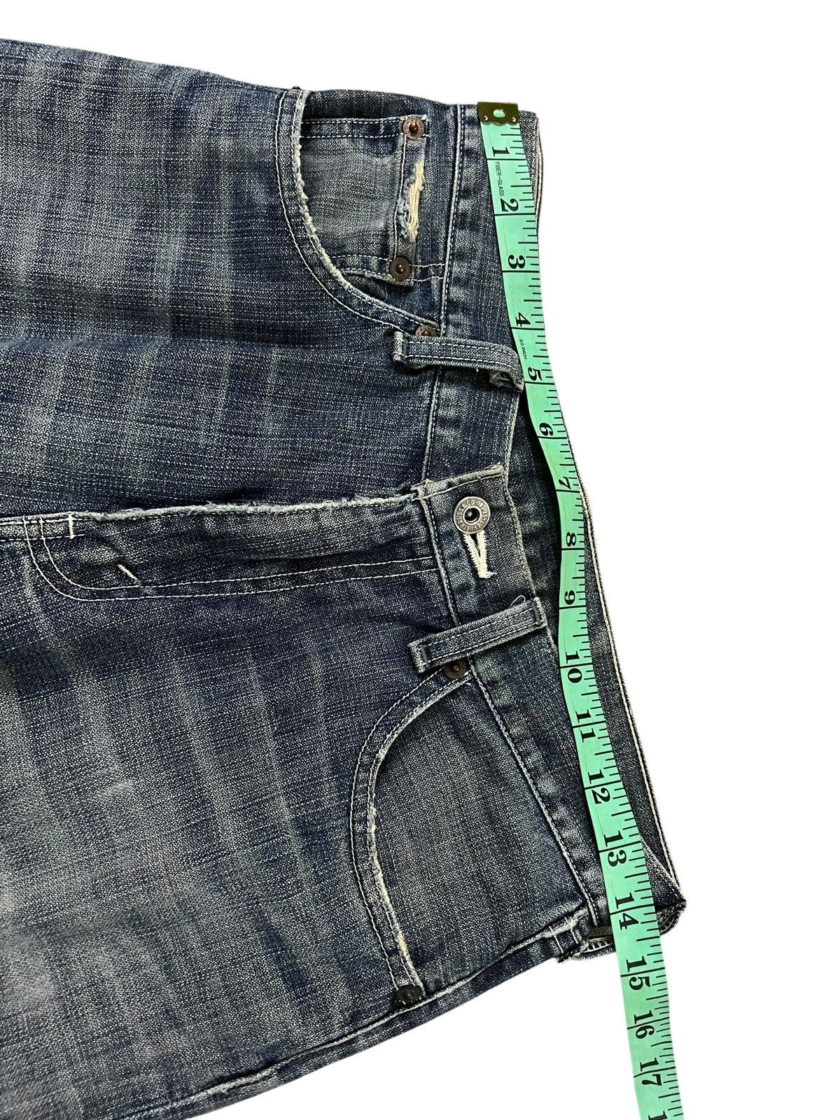 Levi's Vintage Levis 502 Mud Wash Distress Jean Size US 28 / EU 44 - 3 Thumbnail