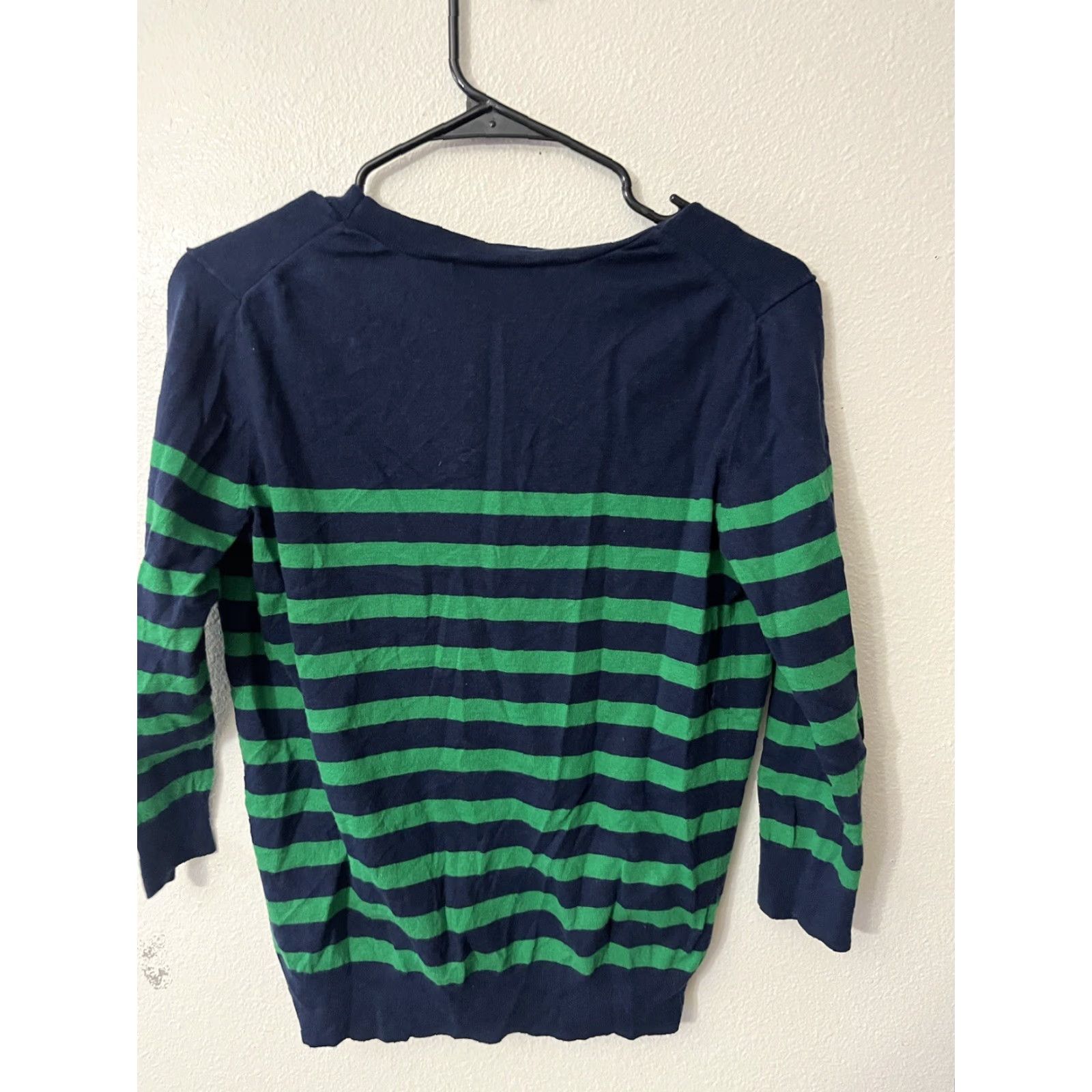 Gap Gap Cardigan 3/4 Sleeve Button-Down Knit V-Neck Green Blue M Women Sweater Size M / US 6-8 / IT 42-44 - 2 Thumbnail