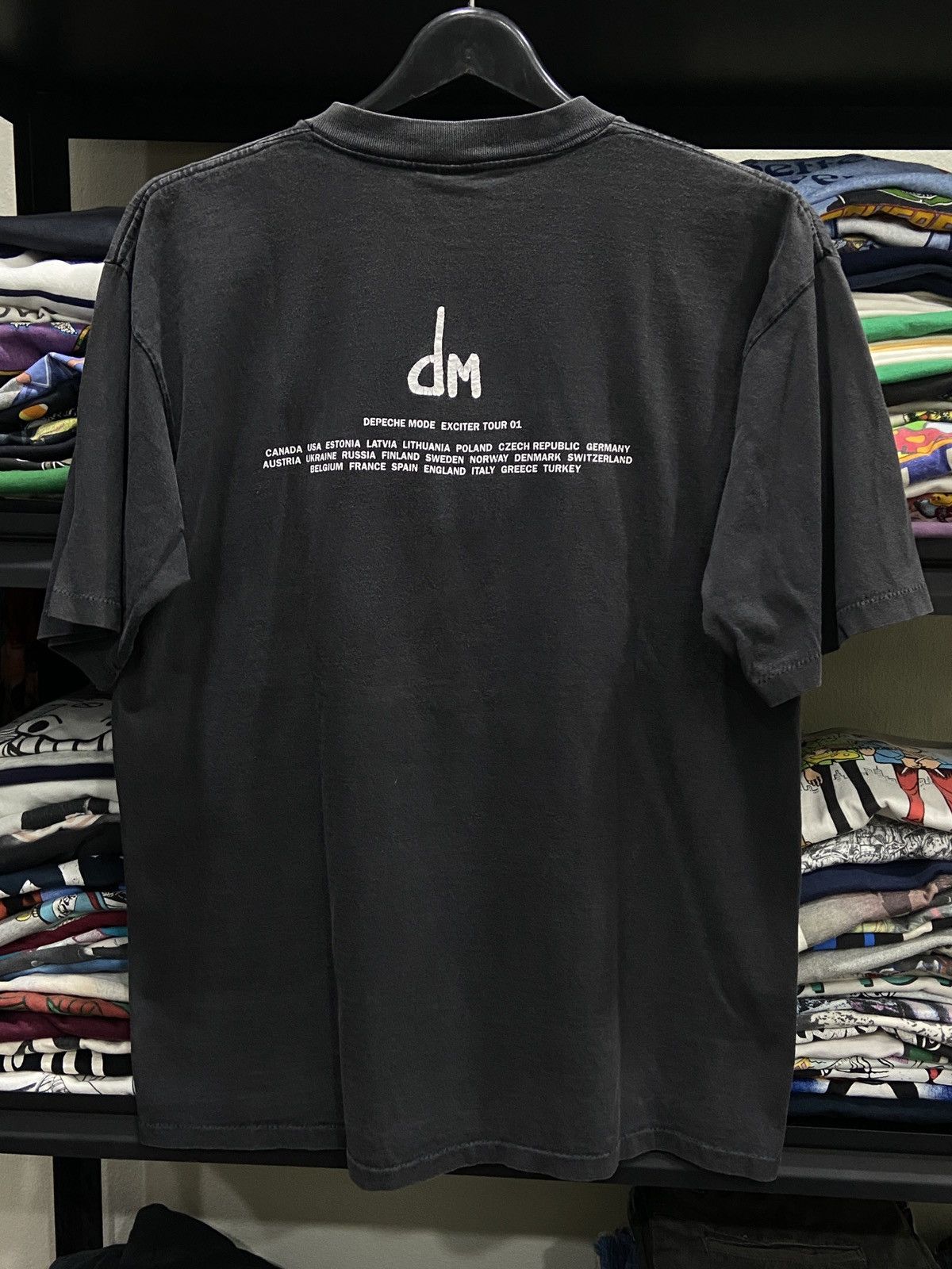 Band Tees 2001s Depeche Mode Alternative rock New wave Tour TShirt Size US L / EU 52-54 / 3 - 8 Thumbnail