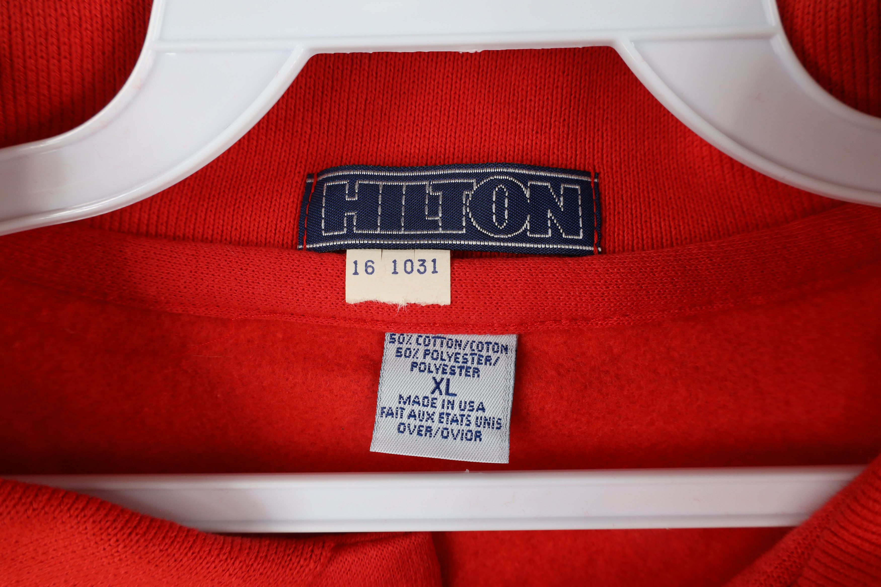 Vintage Deadstock Vintage Streetwear Collared Pullover Sweatshirt Size US XL / EU 56 / 4 - 4 Thumbnail