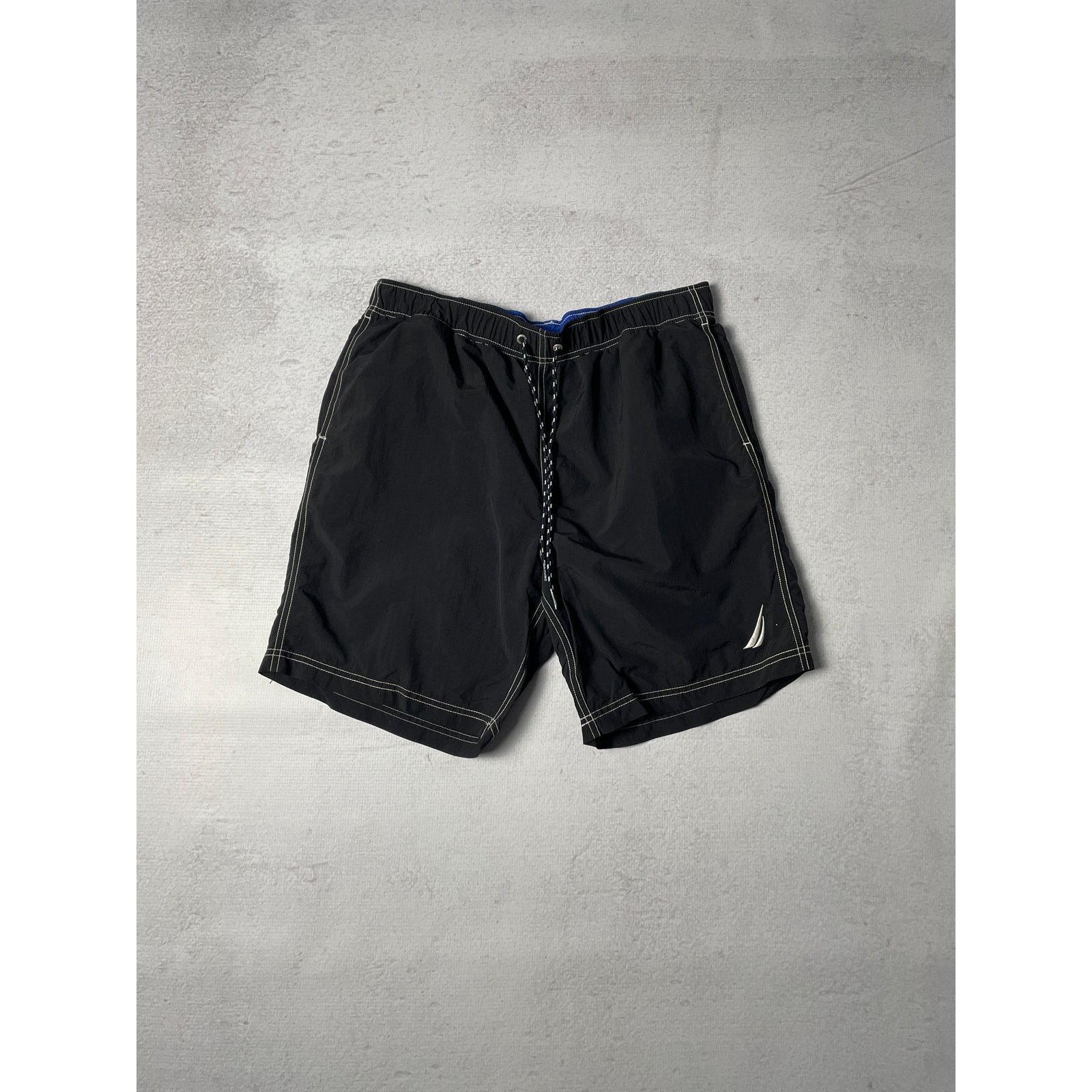 Nautica Vintage Nautica Black Preowned Board Shorts - Men's Large Size US 32 / EU 48 - 1 Thumbnail