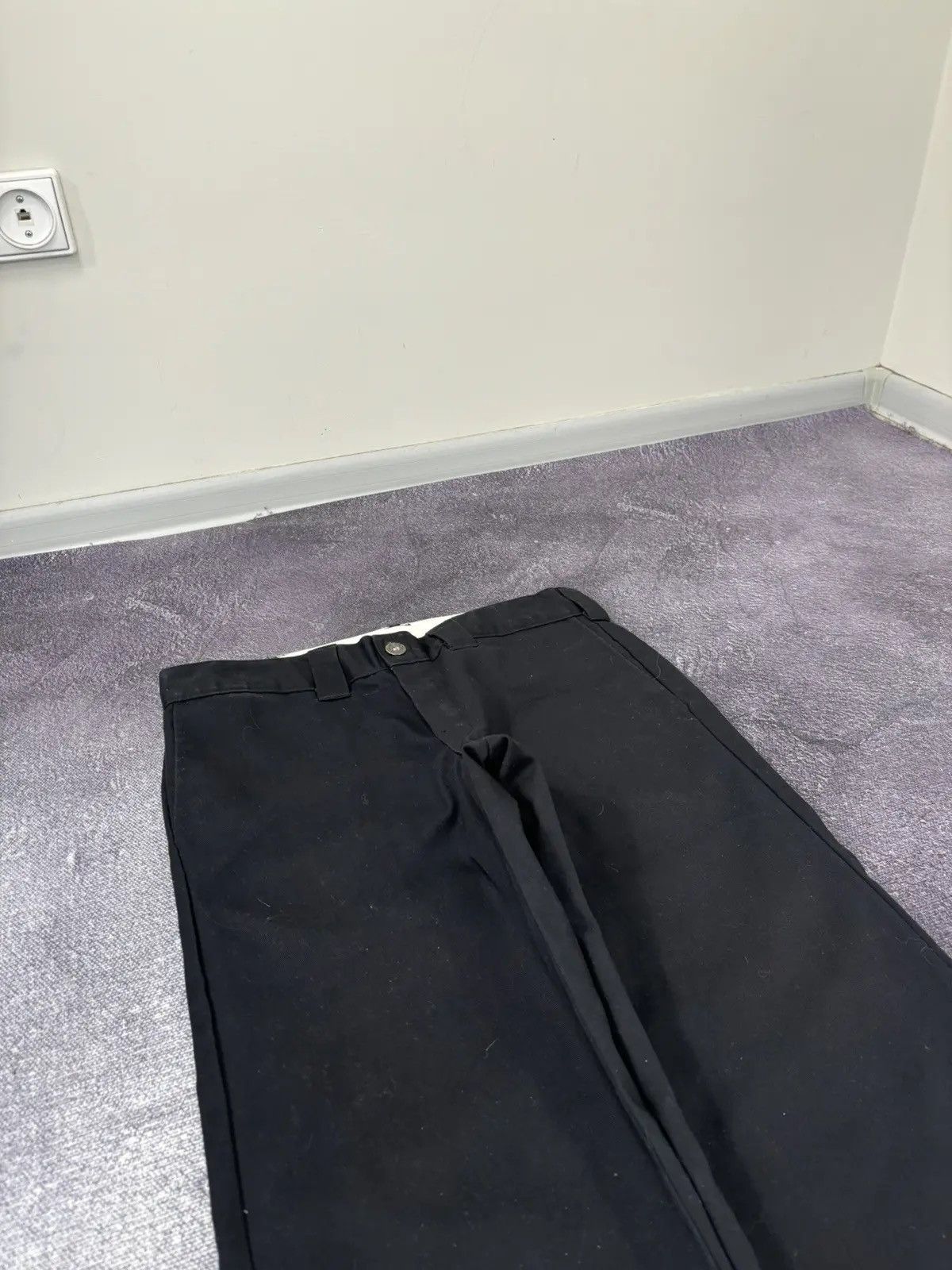 Dickies × Vintage Vintage Dickies 874 Slim Straight Black Skate Chino Pants Size US 32 / EU 48 - 7 Thumbnail