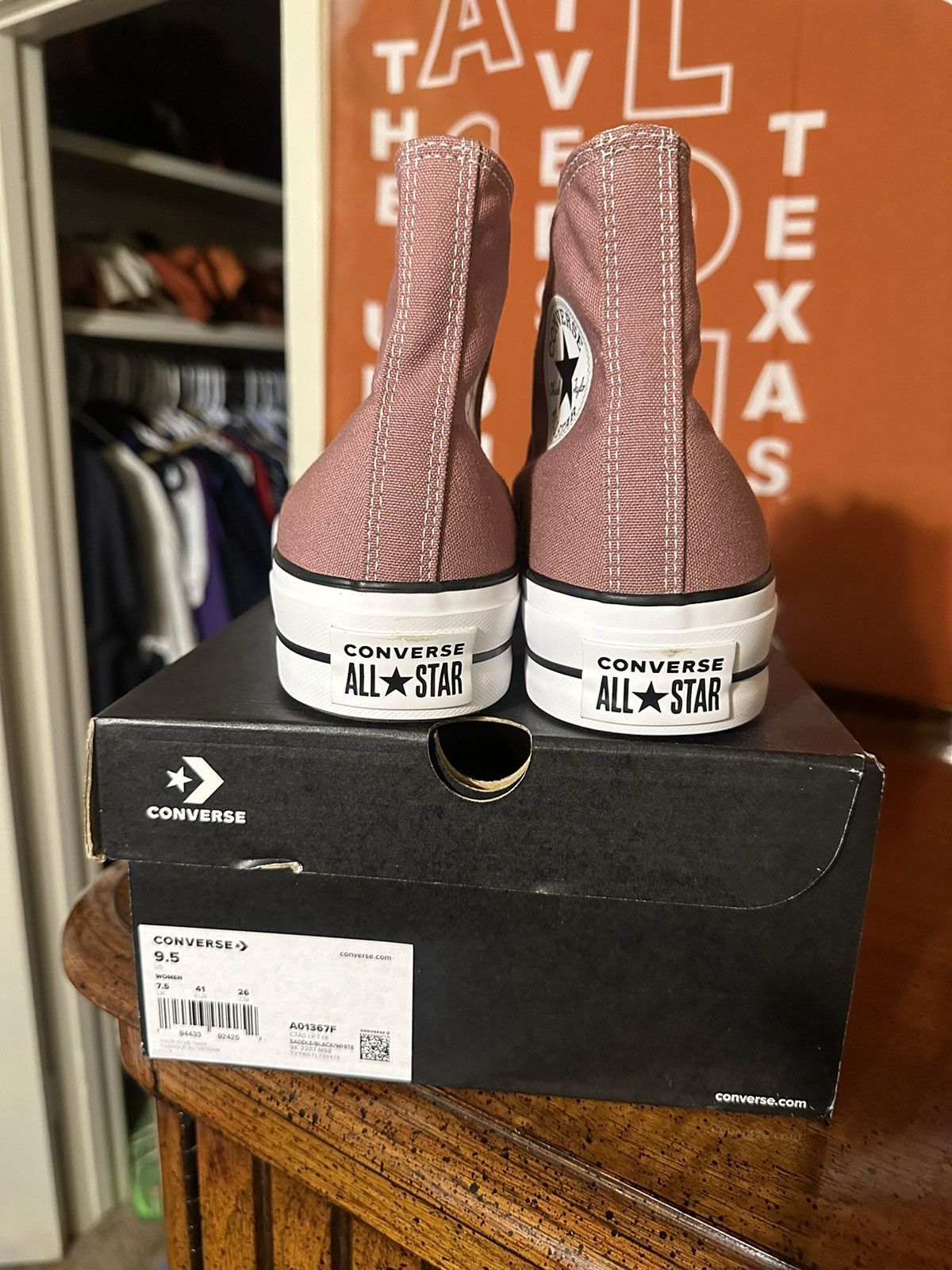 Converse × Vintage Vintage Women’s Chuck Taylor all star lift 00s size 9.5 Size US 9.5 / IT 39.5 - 5 Thumbnail