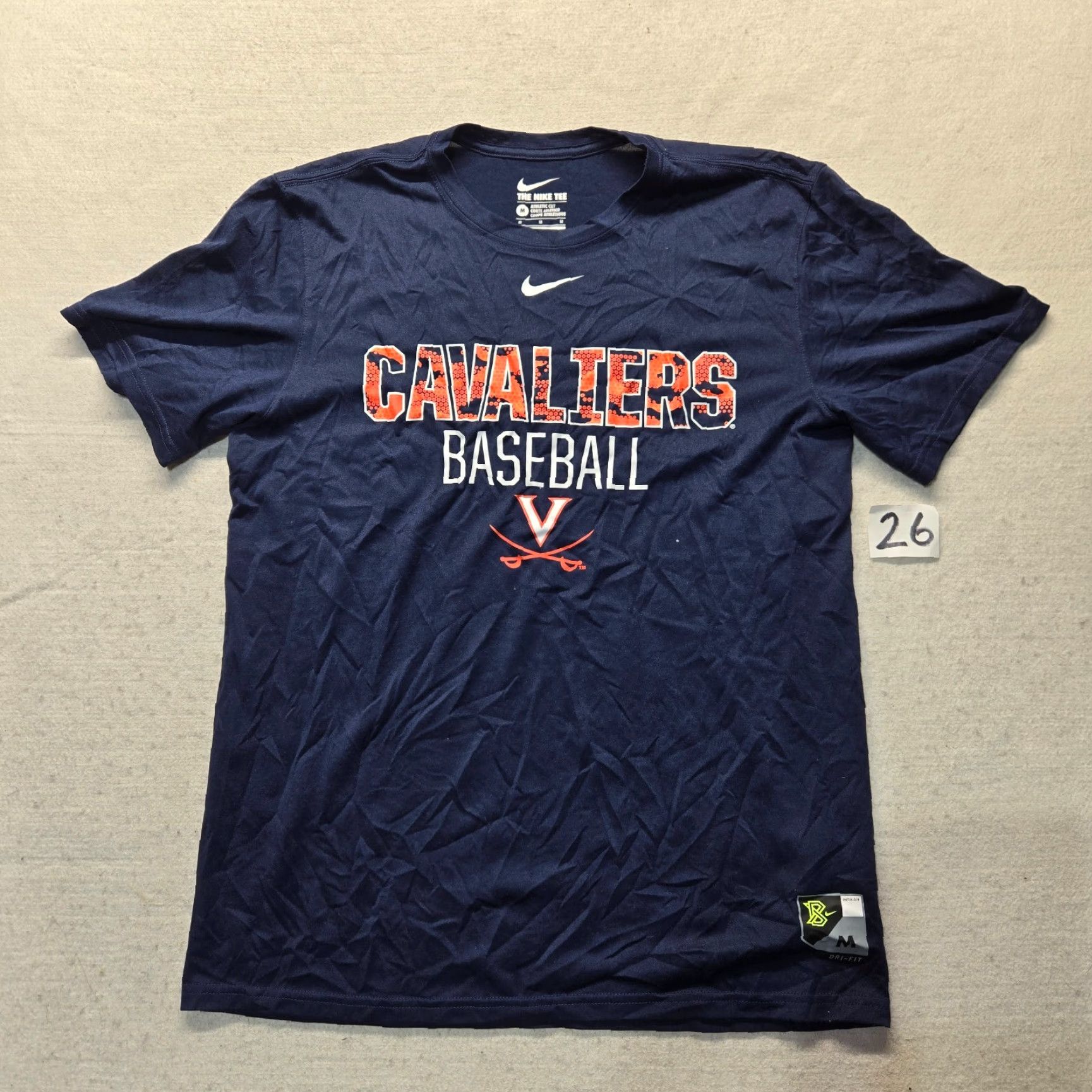 Nike Nike Shirt UVA Blue Swoosh Golf Virginia Cavaliers Adult Women M Blue Nike Shirt UVA Virginia Cavaliers Adult Women M Blue Swoosh Golf College Sports Size M / US 6-8 / IT 42-44 - 2 Thumbnail