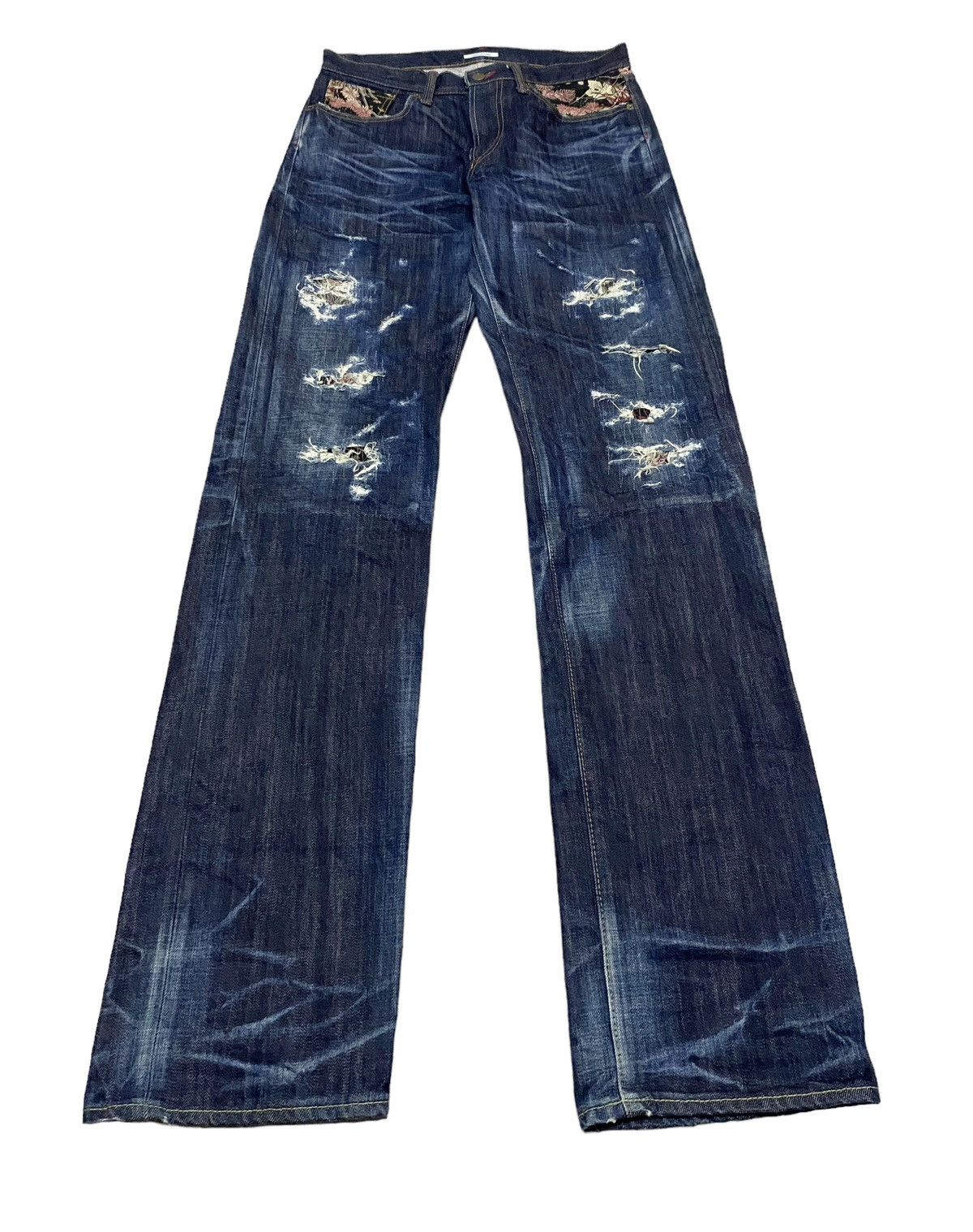 Eternal Very Rare Vintage Japanese Brand Eternal Sukajan Jeans 1990s Size US 30 / EU 46 - 1 Thumbnail