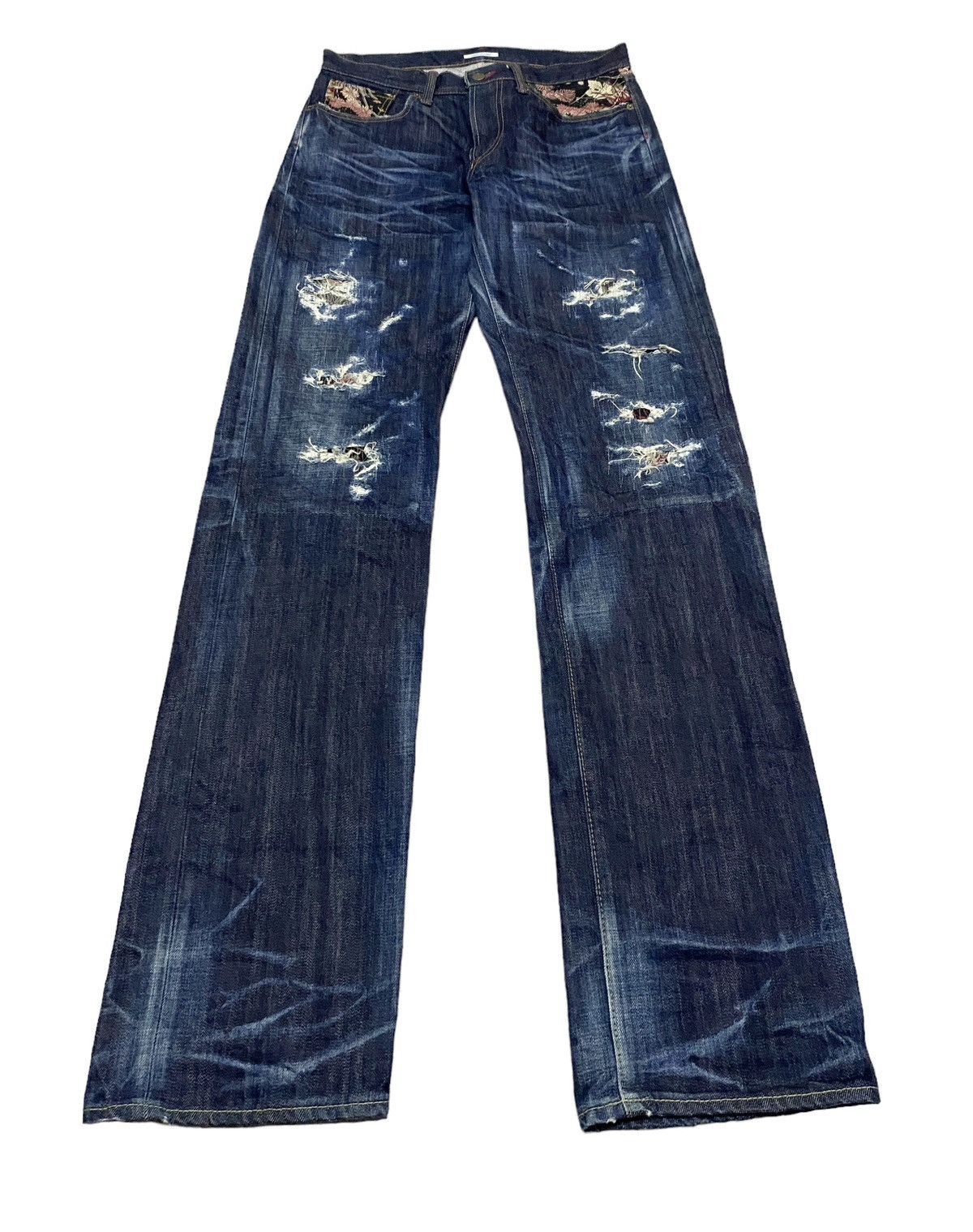 image of Archival Clothing x Eternal Very Vintage Eternal Sukajan Jeans 1990S in Denim (Size 30)