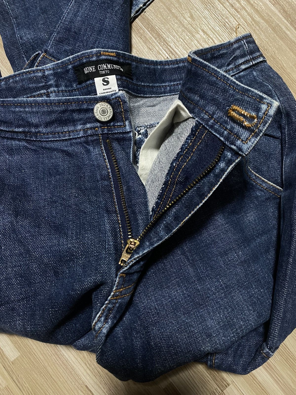 Japanese Brand 💥OZONE CARGO DENIM💥 Size US 28 / EU 44 - 15 Thumbnail