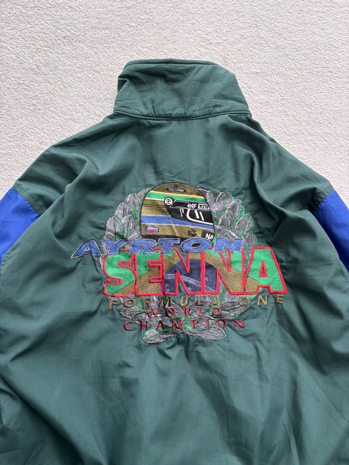 Formula 1 90s Aryton Sena- Formula 1 - Embroidered Bomber Jacket Size US M / EU 48-50 / 2 - 5 Thumbnail