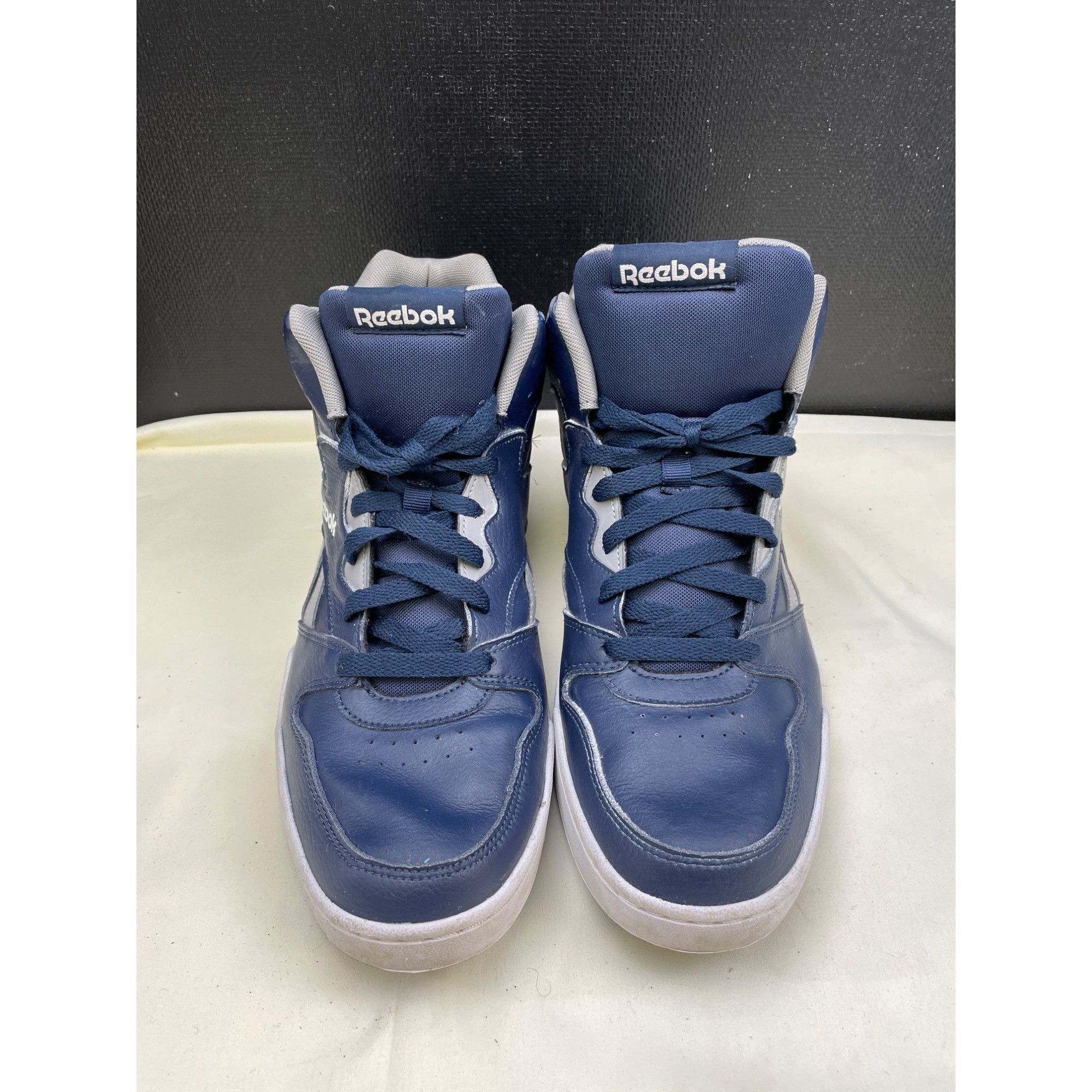 Reebok Reebok Royal Men s Blue Gray High Top Sneakers Shoes Size 12 Grailed