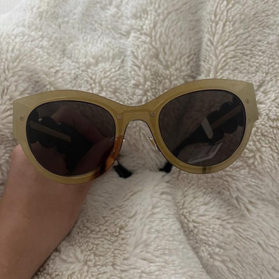 Versace Sunglasses in Gold, Women's Product Image