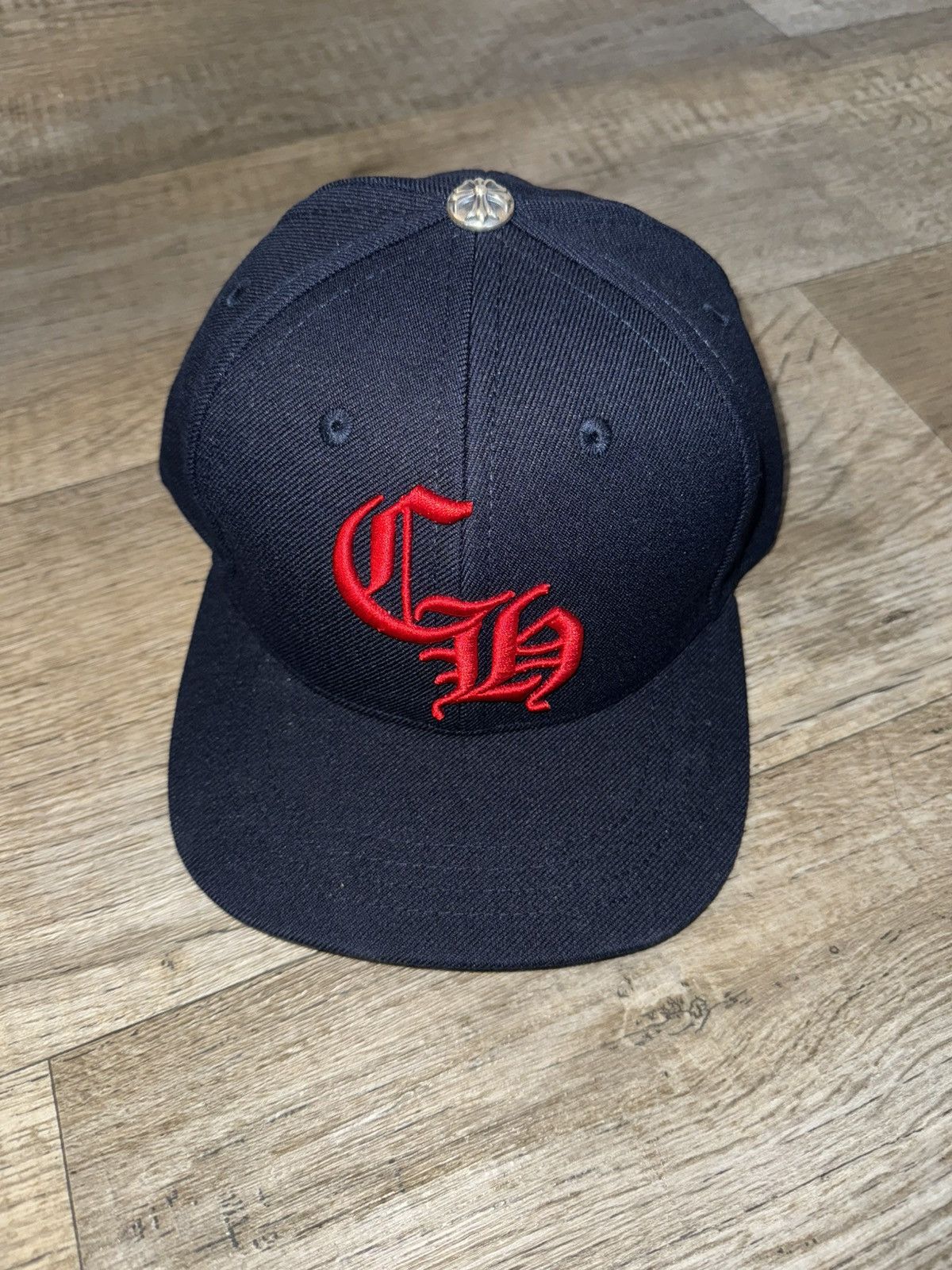 Chrome Hearts CHROME HEARTS BLUE & RED LOGO HAT Size ONE SIZE - 1 Thumbnail