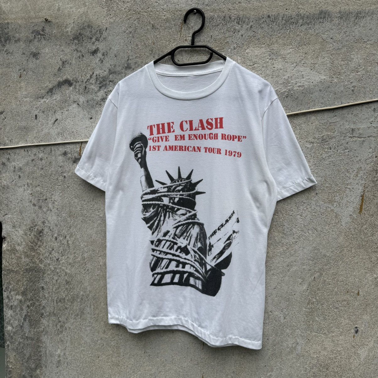 Band Tees 1979 The Clash 1st American Tour Band Tee Punk Rock 80s 90s Size US S / EU 44-46 / 1 - 2 Thumbnail