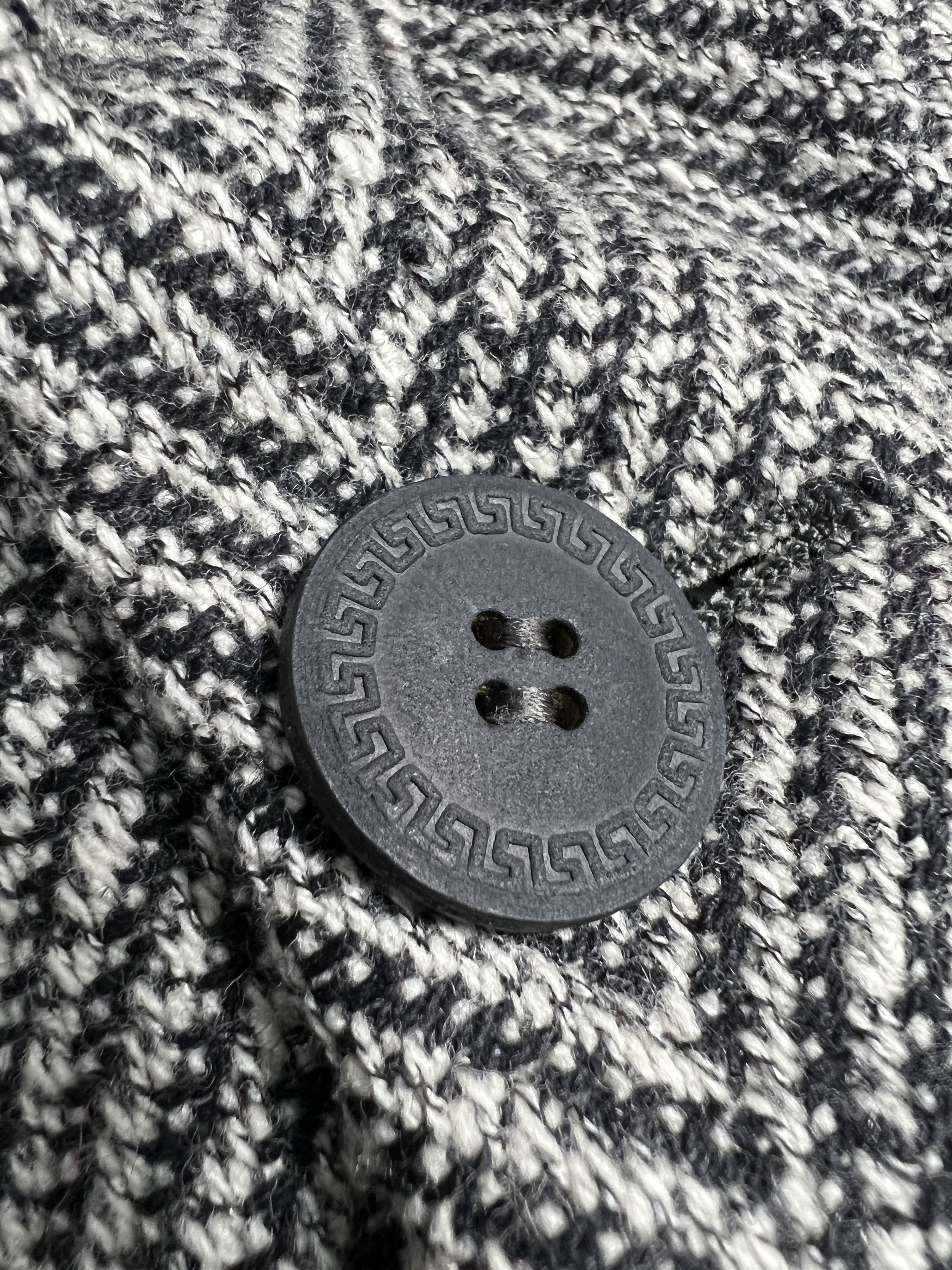 Versace × Vintage Vintage 90s Gianni Versace Knit Wool Blazer (M) GTMPT457 Size 42R - 5 Thumbnail