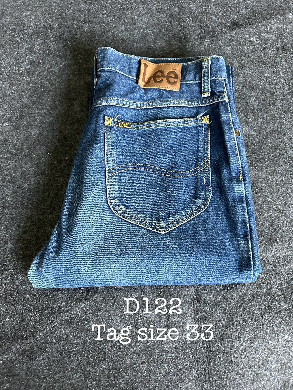 Lee Lee Vintage Blue Washed Japan Denim D122 Size US 32 / EU 48 - 12 Thumbnail