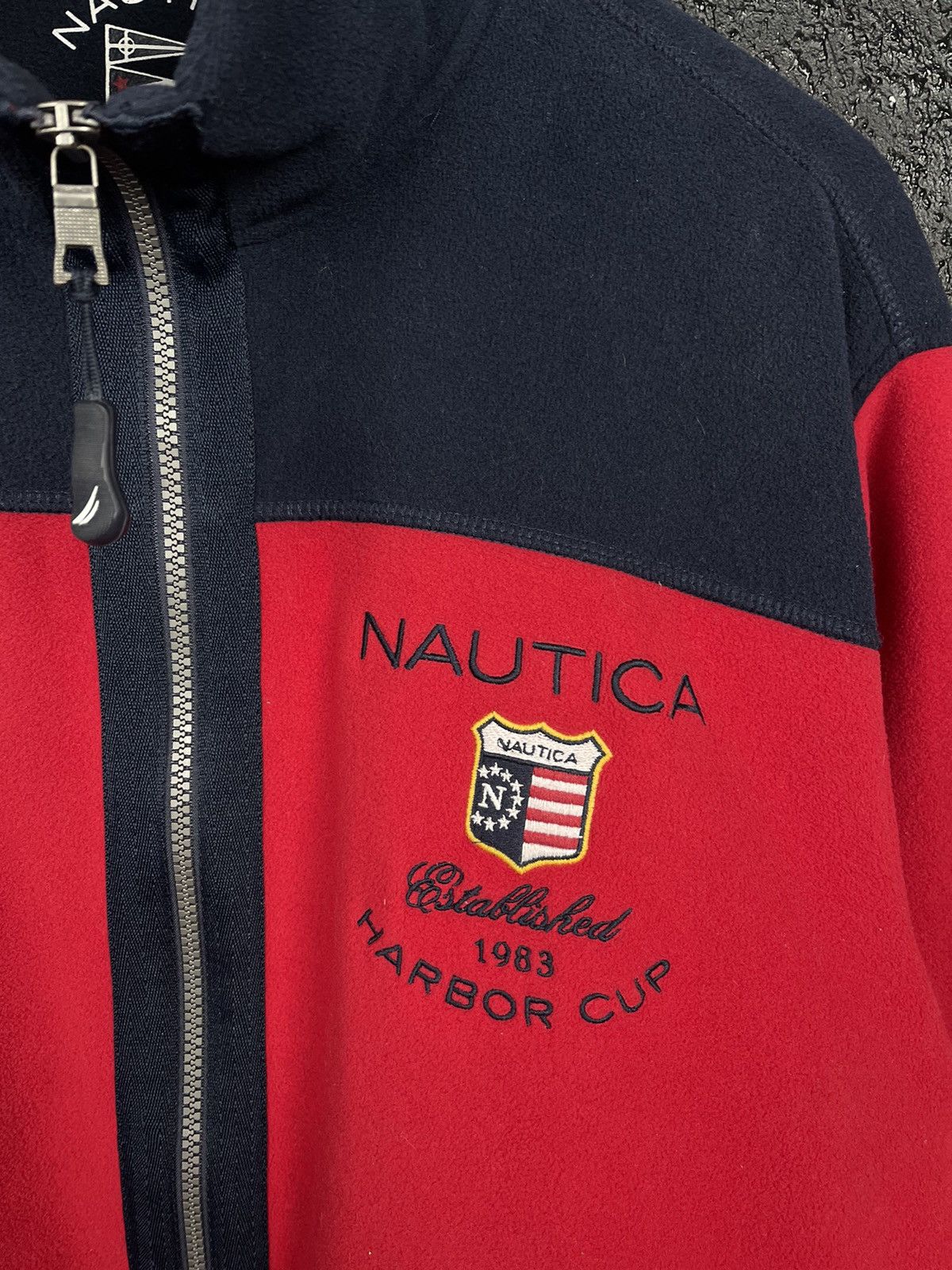 Nautica Nautica Established Harbor Cup Full Zip Fleece Jacket Size M Size US M / EU 48-50 / 2 - 7 Thumbnail