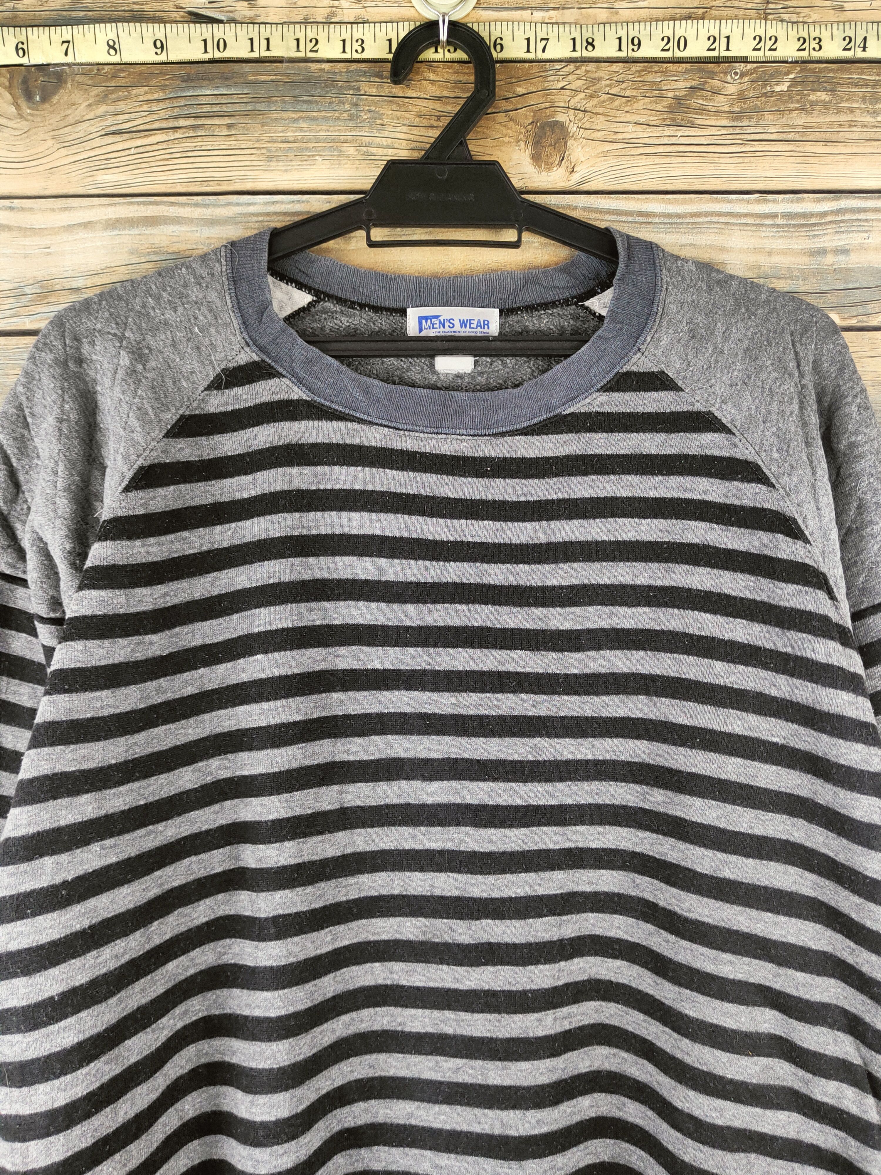 Japanese Brand Vintage & Retro Design Japanese Brand Black Gray Sweatshirt Size US L / EU 52-54 / 3 - 2 Thumbnail