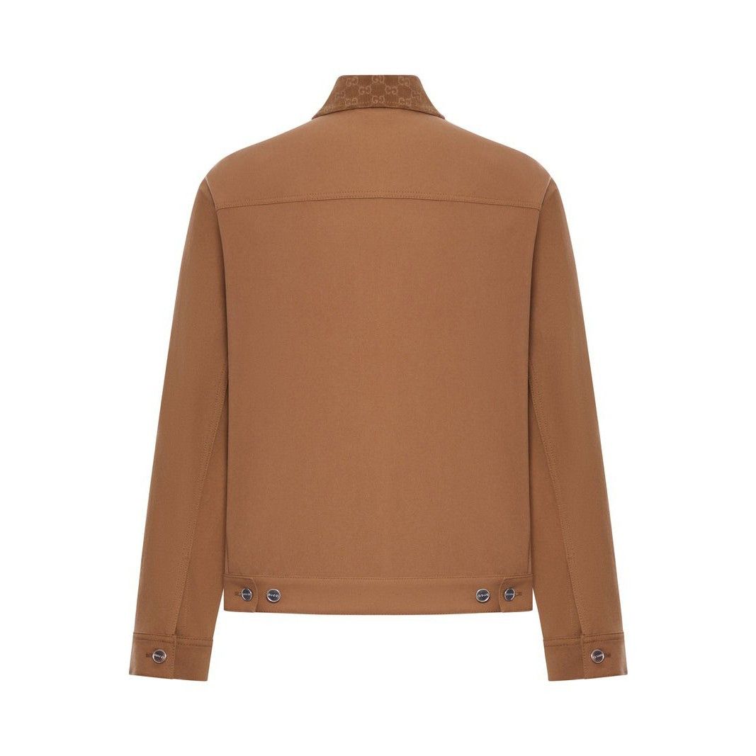 Gucci GUCCI Heavy Cotton Camel Jacket New & Authentic (Men's size: Size US M / EU 48-50 / 2 - 2 Thumbnail