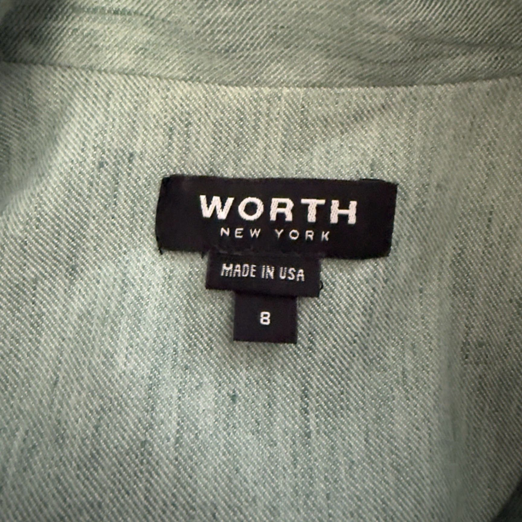 Vintage Worth New York Vest Button-Up Women’s Down Size 8 Blue Variety of Layering 90s? (But wait) Size M / US 6-8 / IT 42-44 - 4 Thumbnail