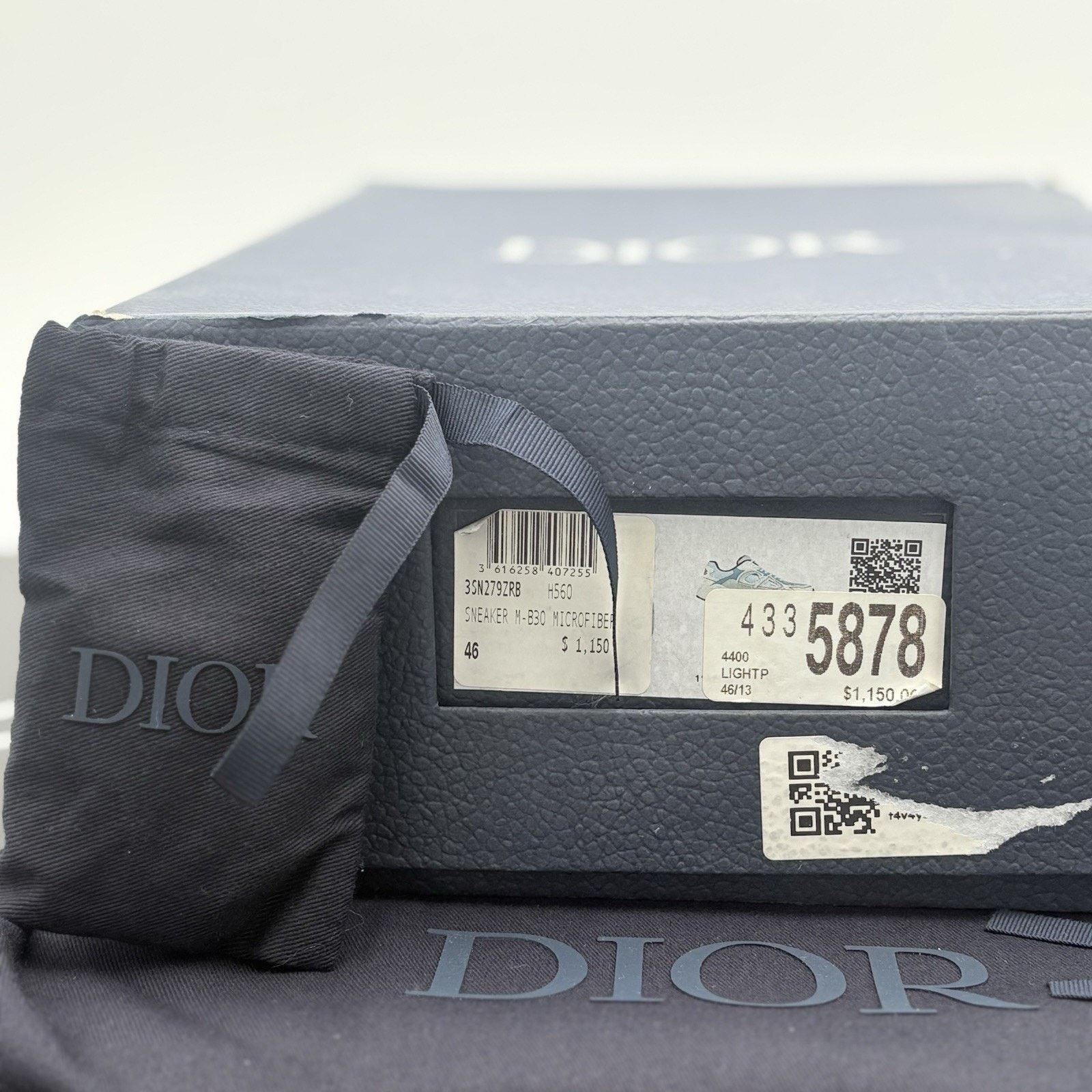 Dior Dior B30 Reflective Sneaker ' Blue Grey White '| SUPER CLEAN Size US 13 / EU 46 - 15 Thumbnail