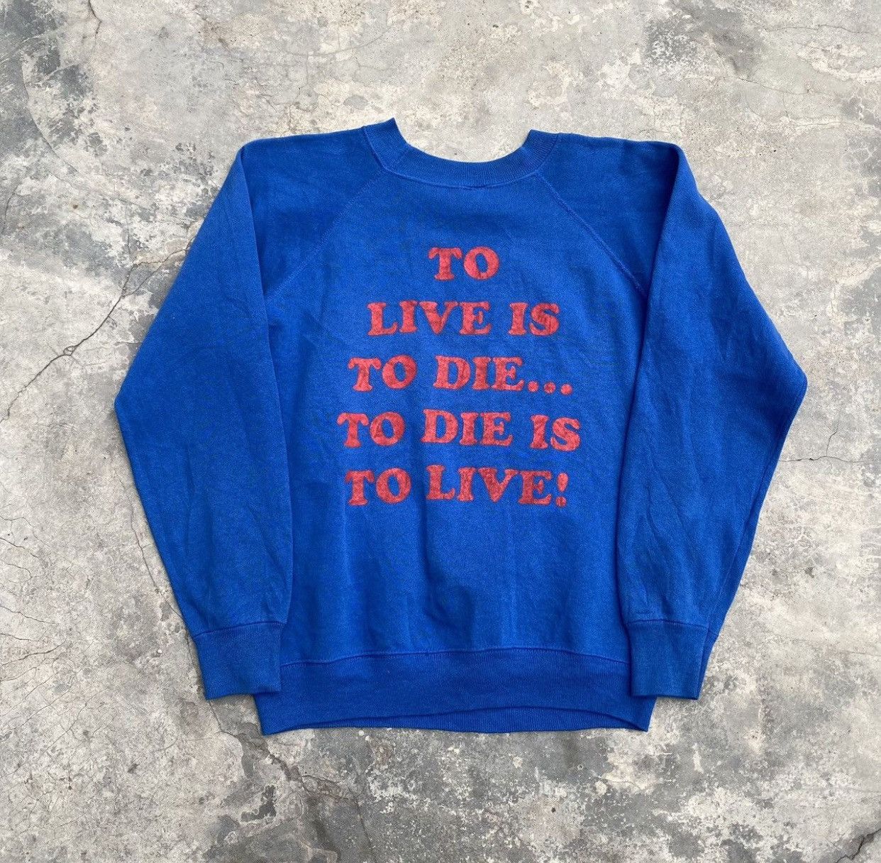 Vintage VERY RARE 1980s GUERILLA Sweatshirt Size US M / EU 48-50 / 2 - 1 Thumbnail