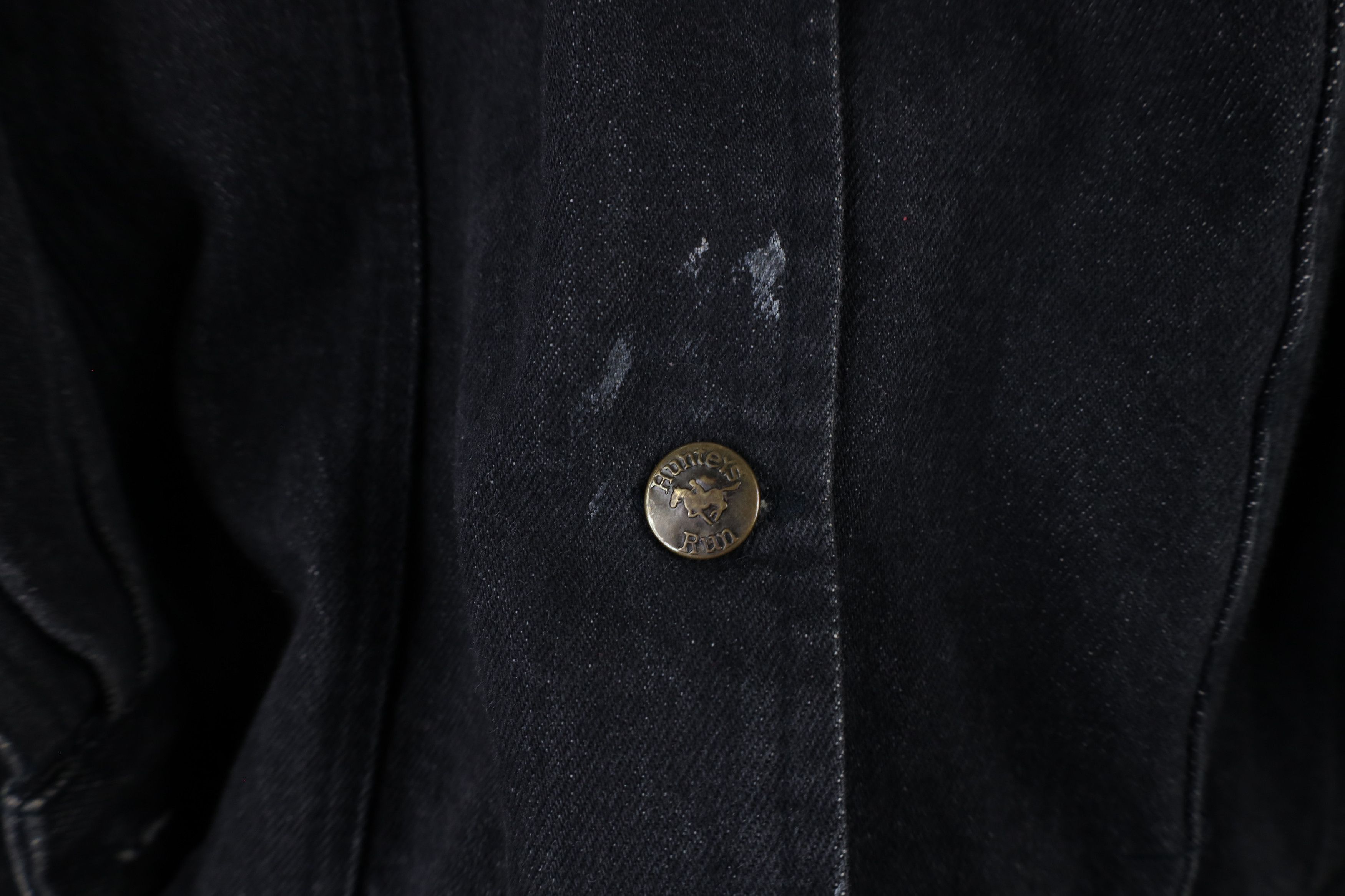 Vintage Vintage 90s Streetwear Baggy Denim Jean Trucker Jacket Black Size XL / US 12-14 / IT 48-50 - 5 Thumbnail