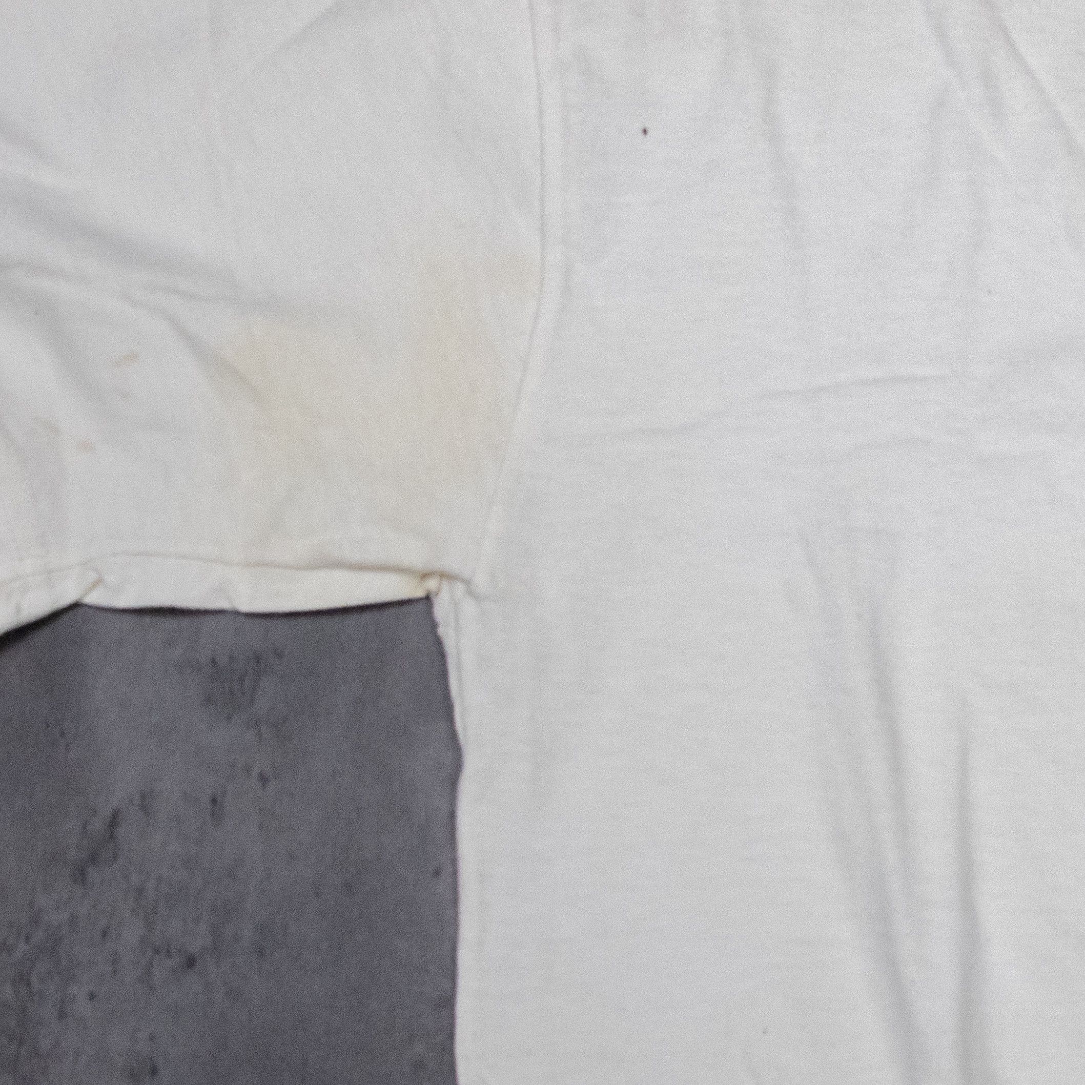 Hanes × Vintage Vintage 1990’s Hanes Henley Blank Thrashed White Tee Size US S / EU 44-46 / 1 - 6 Thumbnail