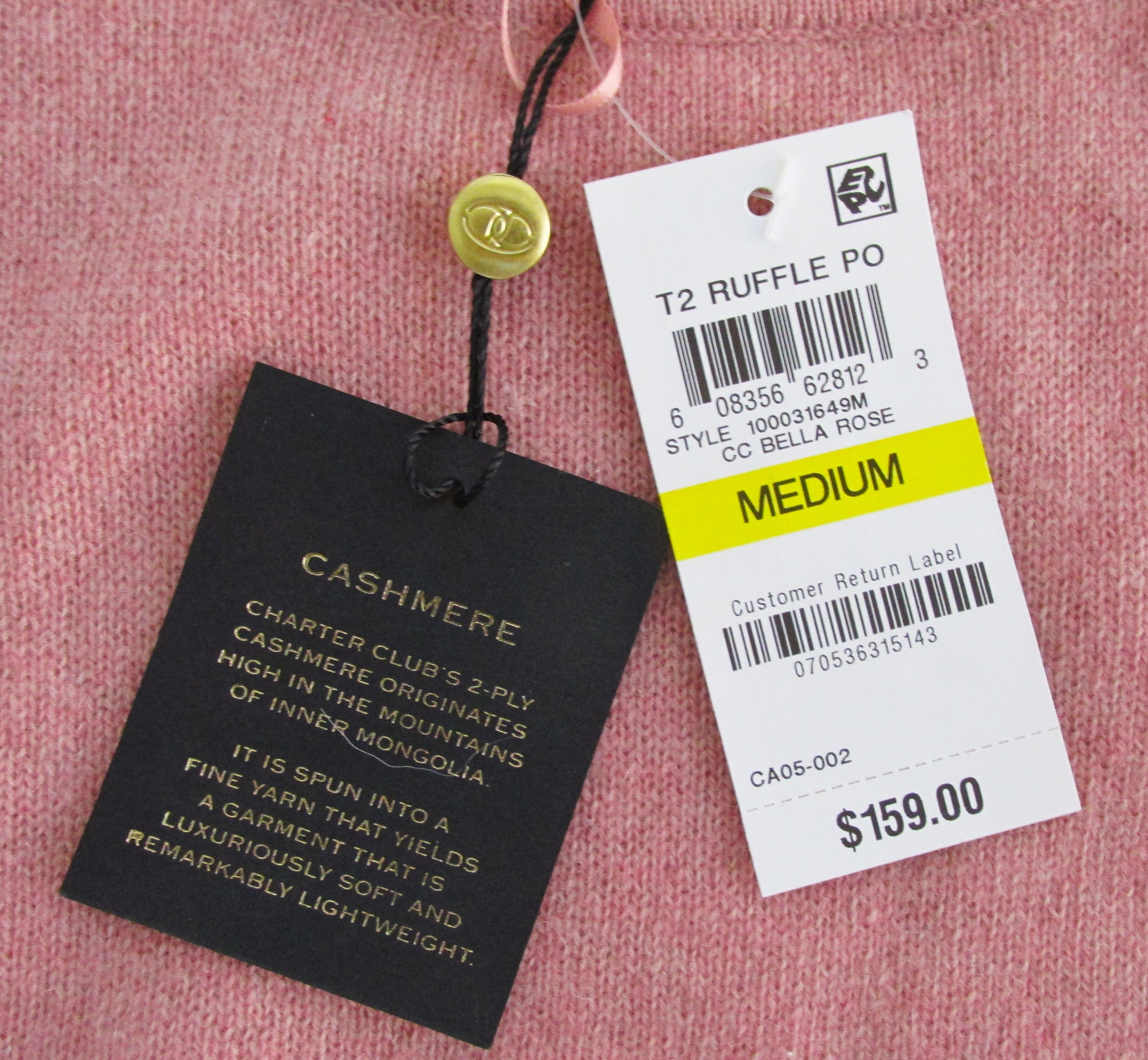 Charter Club Charter Club (NWT) Women's Cashmere Sweater Size Medium Size M / US 6-8 / IT 42-44 - 6 Thumbnail