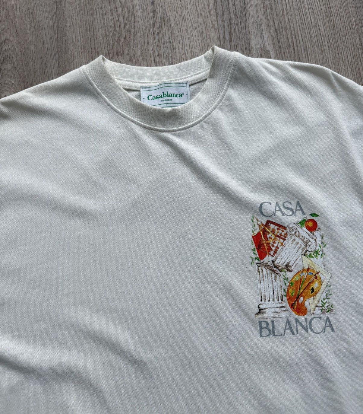 Casablanca Casablanca Tennis Club White T-Shirt Art Logo Size US L / EU 52-54 / 3 - 5 Thumbnail