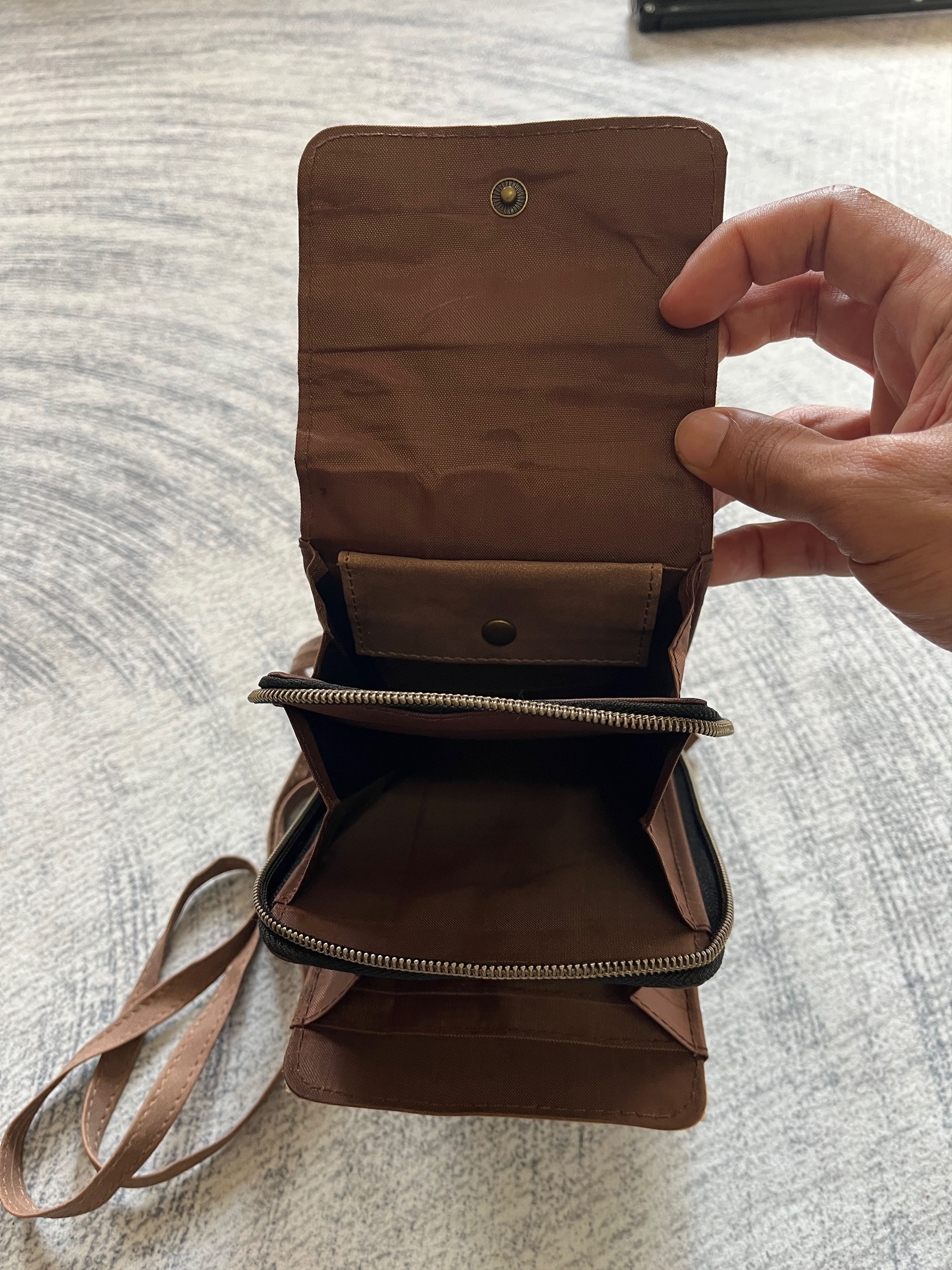 NANO universe Nano Universe Suede Leather Small Size Sling Bag Size ONE SIZE - 7 Thumbnail