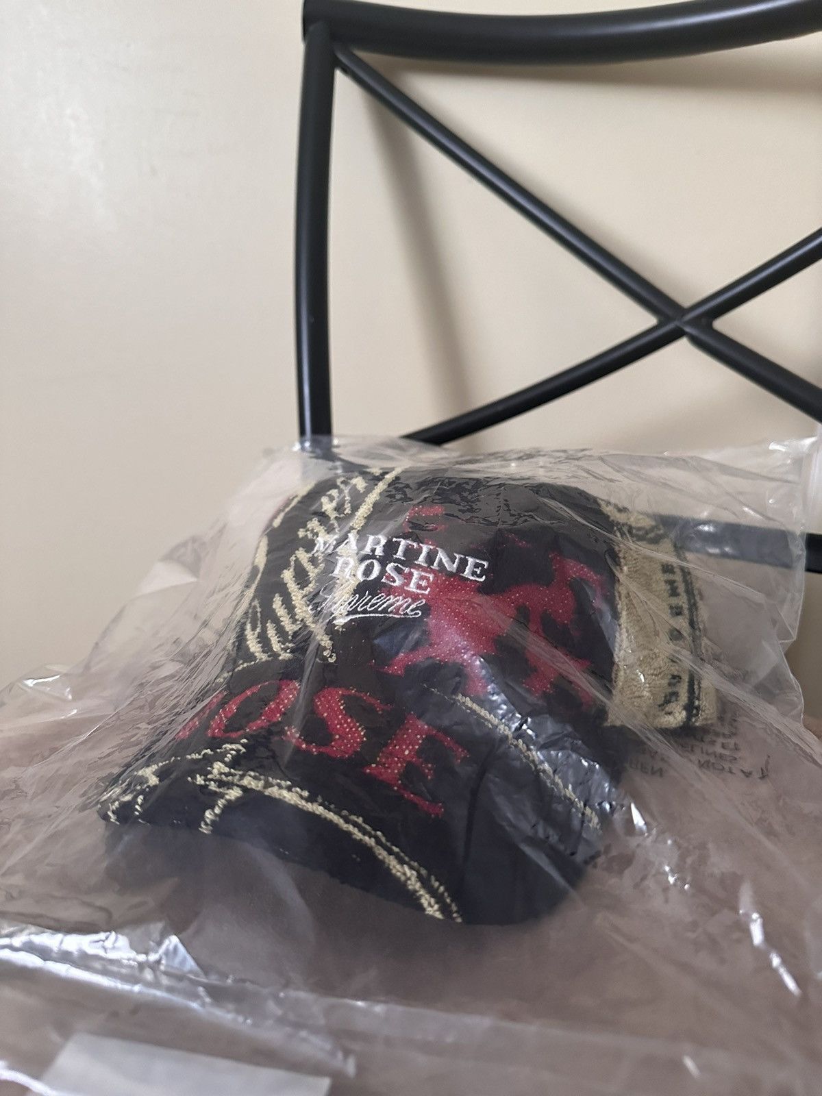 Martine Rose × Supreme Supreme / Martine Rose Towel 6-Panel - Black Size ONE SIZE - 1 Thumbnail