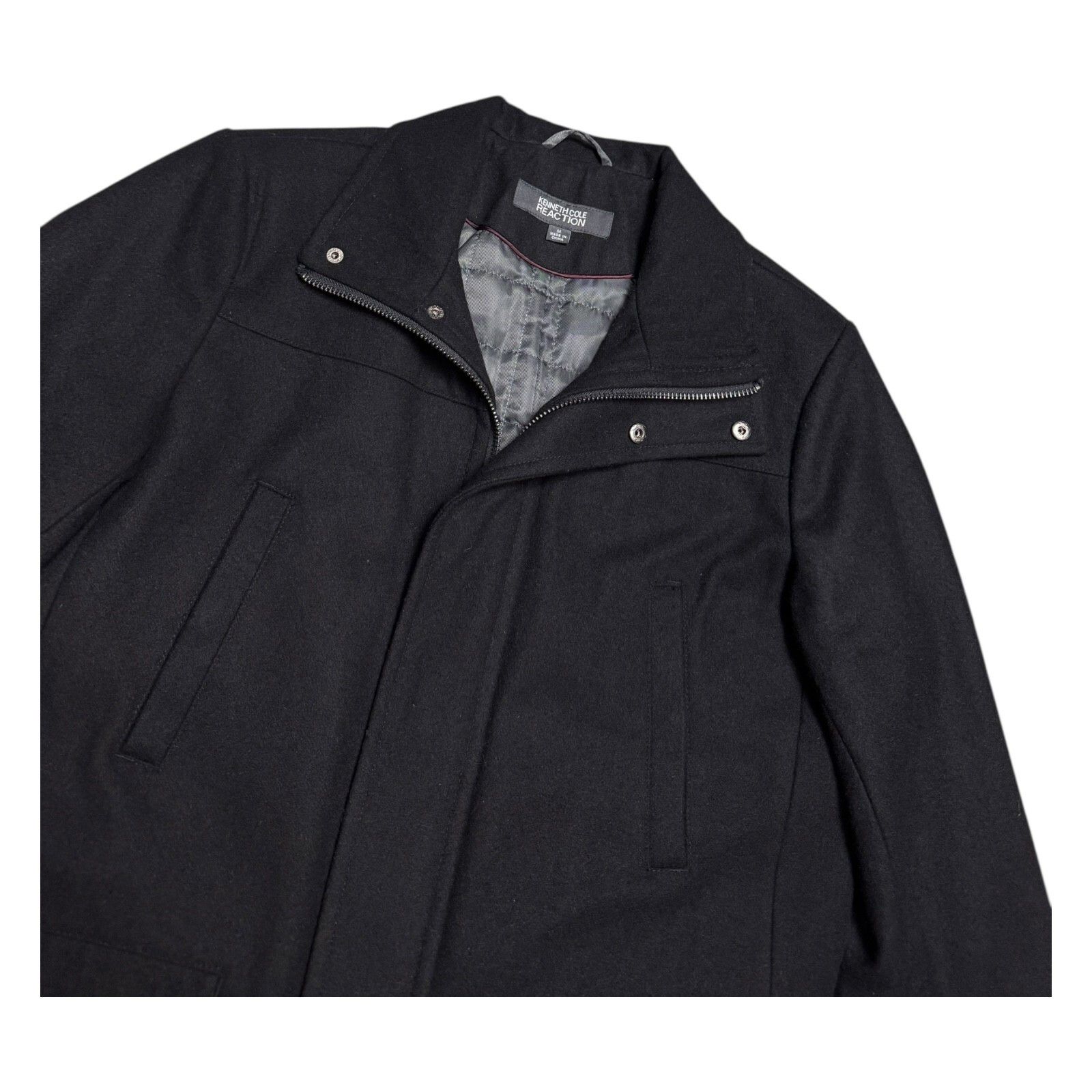 Kenneth Cole Kenneth Cole Reaction WOOL Designer Winter Casual Coat Med Size M / US 6-8 / IT 42-44 - 2 Thumbnail