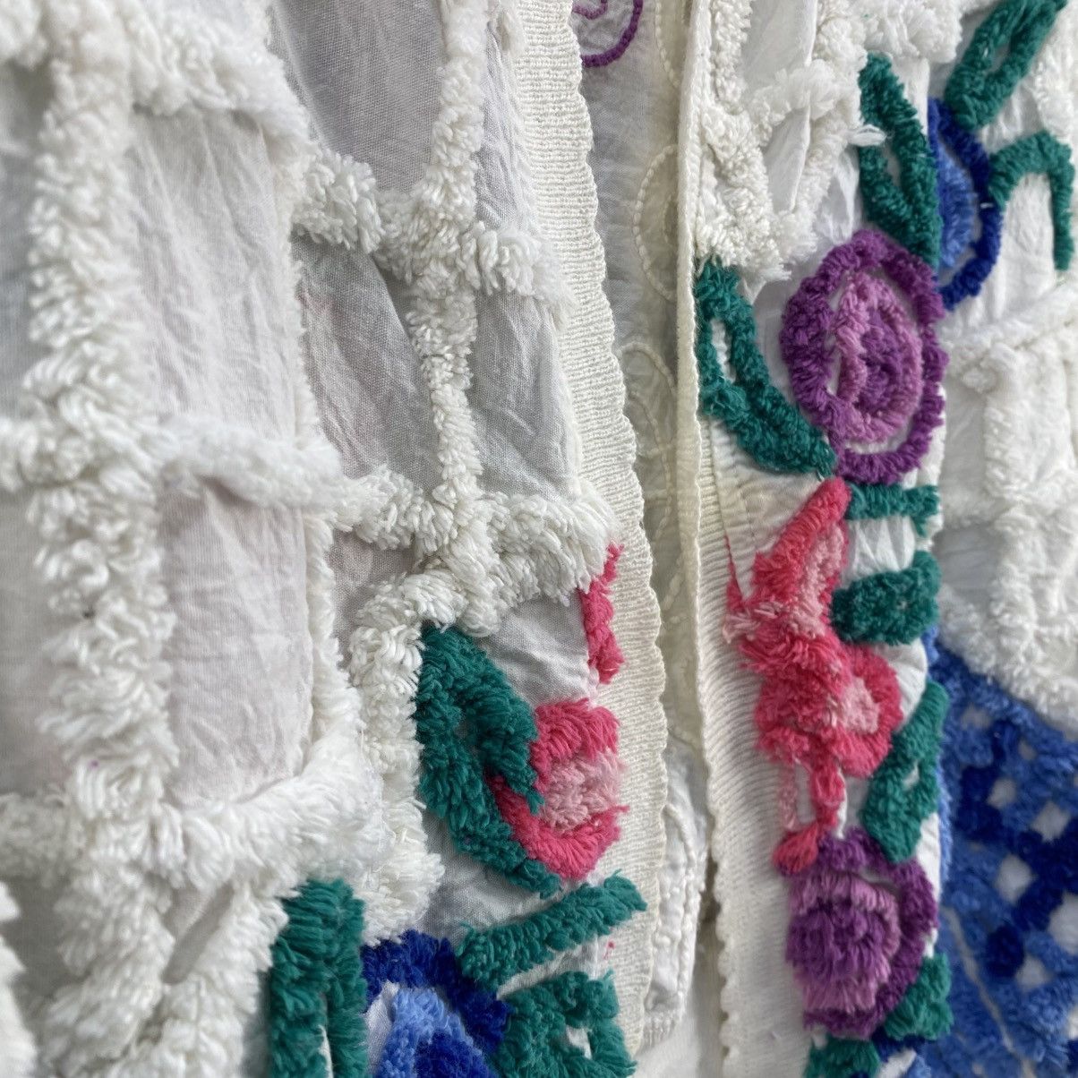 Other Vintage 90’s Handcrafted Emboridered Cardigan By Damze Size M / US 6-8 / IT 42-44 - 8 Thumbnail