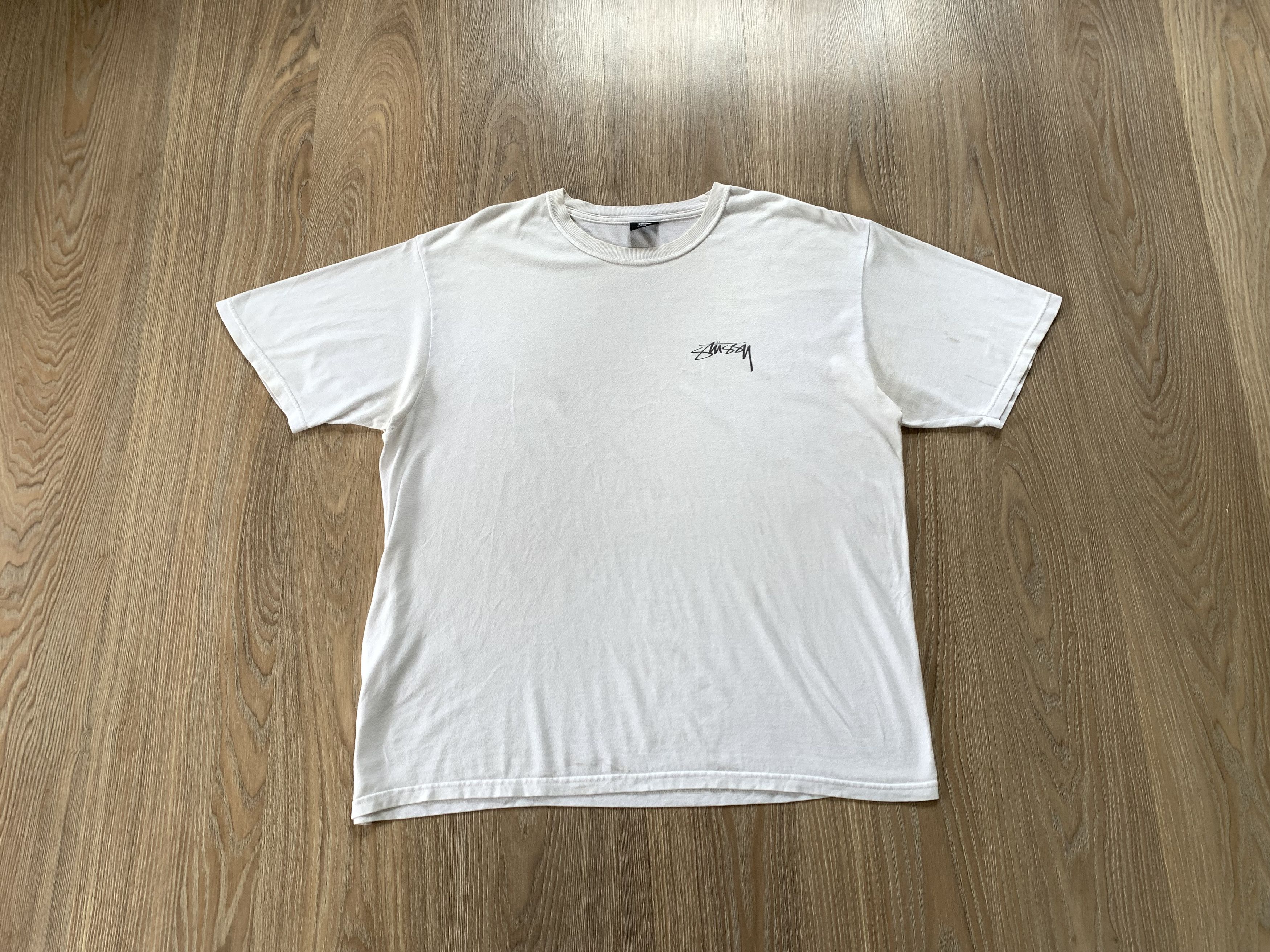Stussy × Vintage Vintage Stussy Cotton T-Shirt Size US XL / EU 56 / 4 - 1 Thumbnail