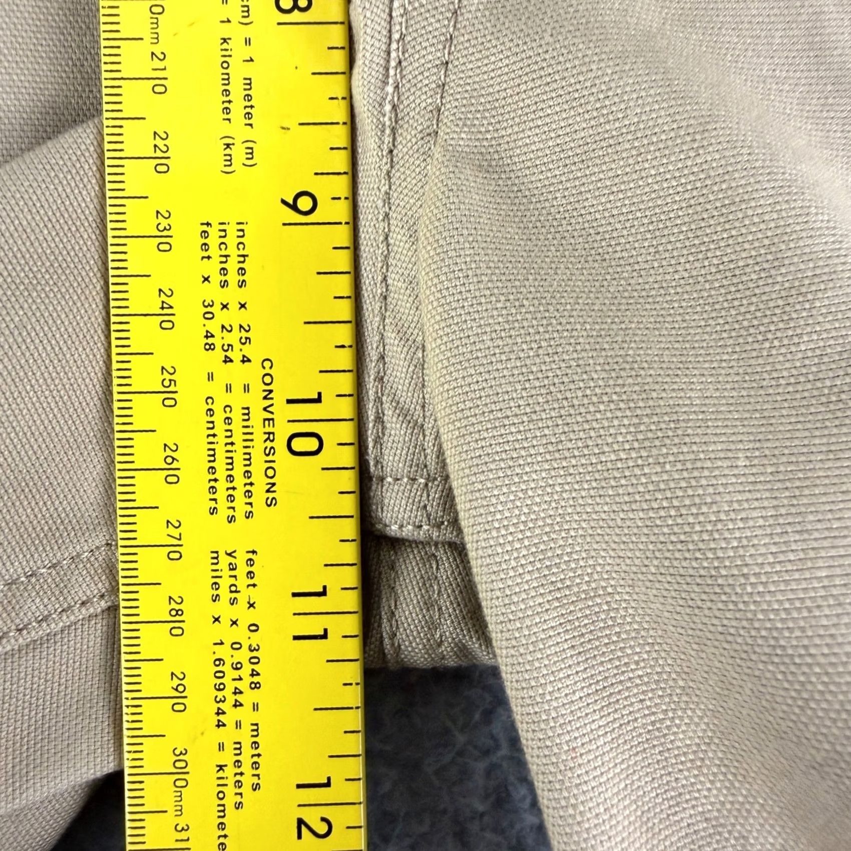 Carhartt Carhartt Original Fit Canvas Work Pants Womens 14W Short Tan Stretch Straight Leg Size 36" / US 14 / IT 50 - 7 Thumbnail