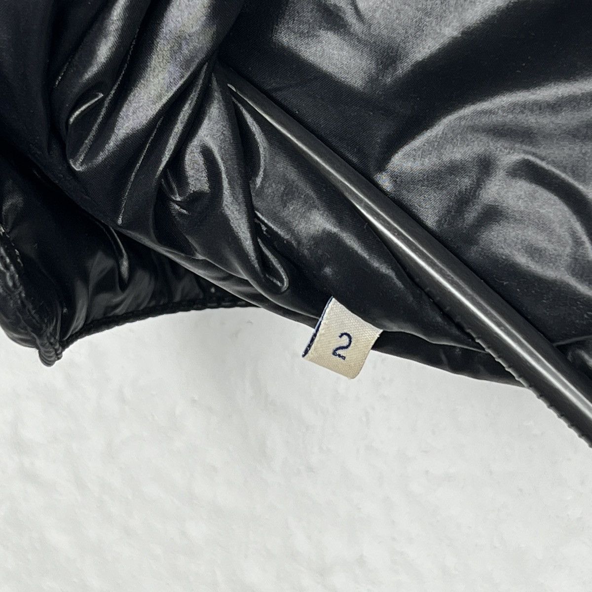 Moncler Moncler Shiny Nylon Black Jacket Big Badge Patch Logo Size M / US 6-8 / IT 42-44 - 12 Thumbnail