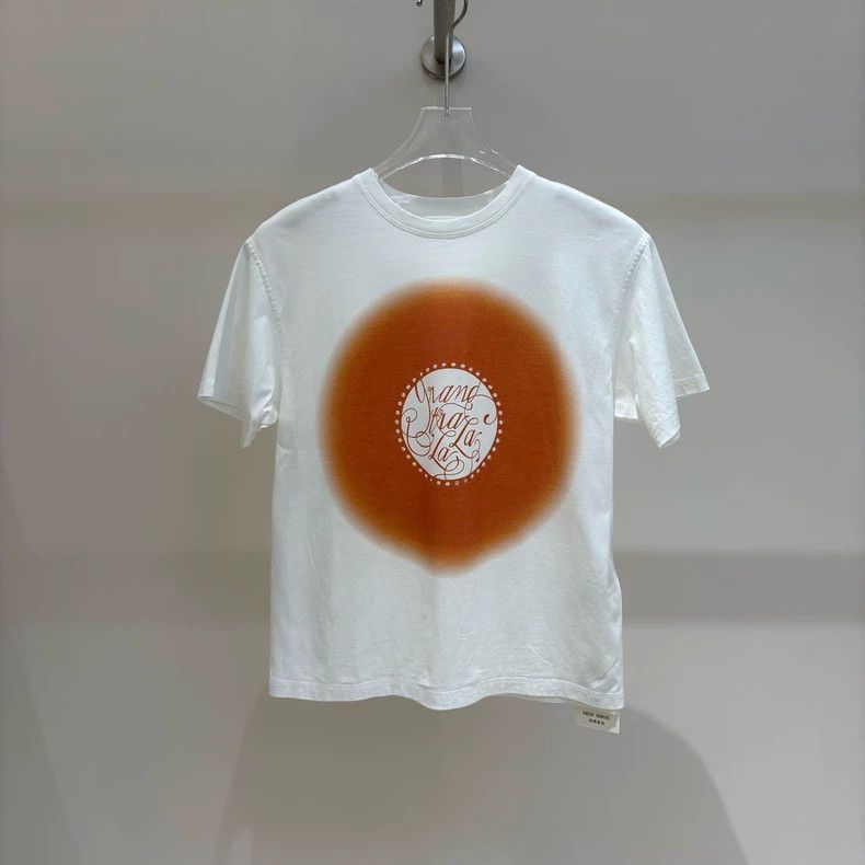 Hermes White Printed Short Sleeve Tee - dmc