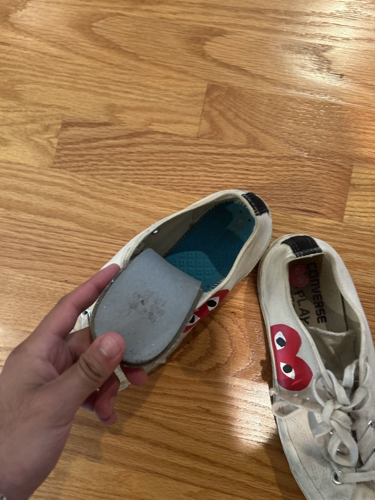 Comme des Garcons × Converse NEED GONE CDG Converse Low White size 9 Size US 9 / EU 42 - 7 Thumbnail