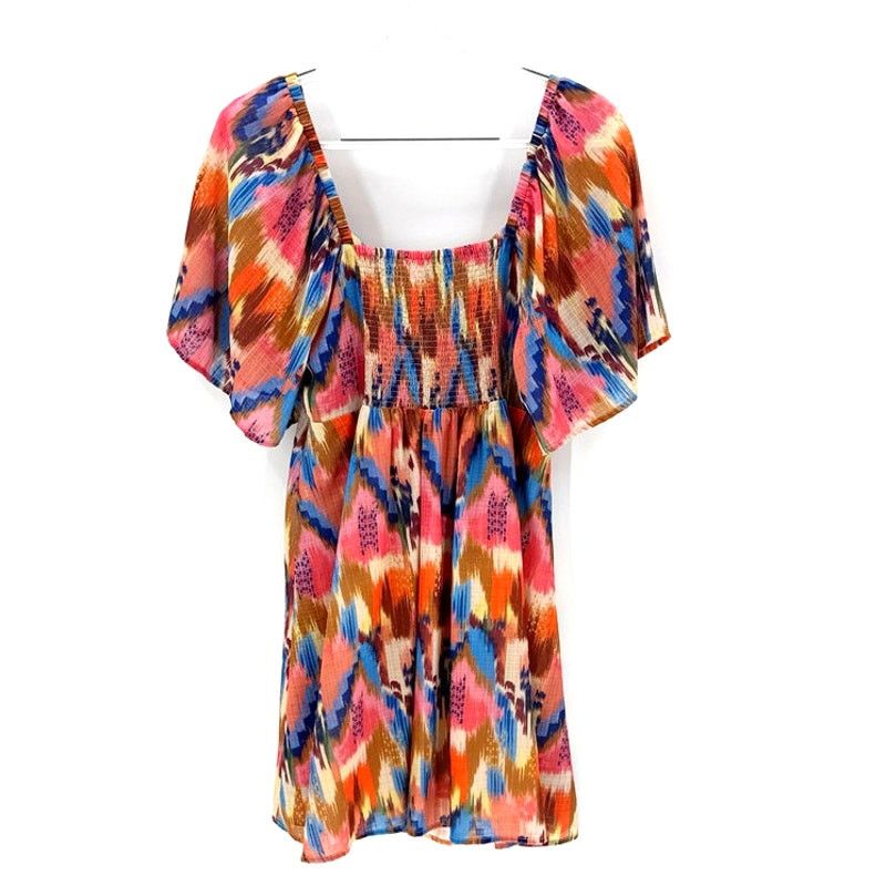 Other Slate & Willow ikat print babydoll flutter sleeve size M Size M / US 6-8 / IT 42-44 - 2 Thumbnail