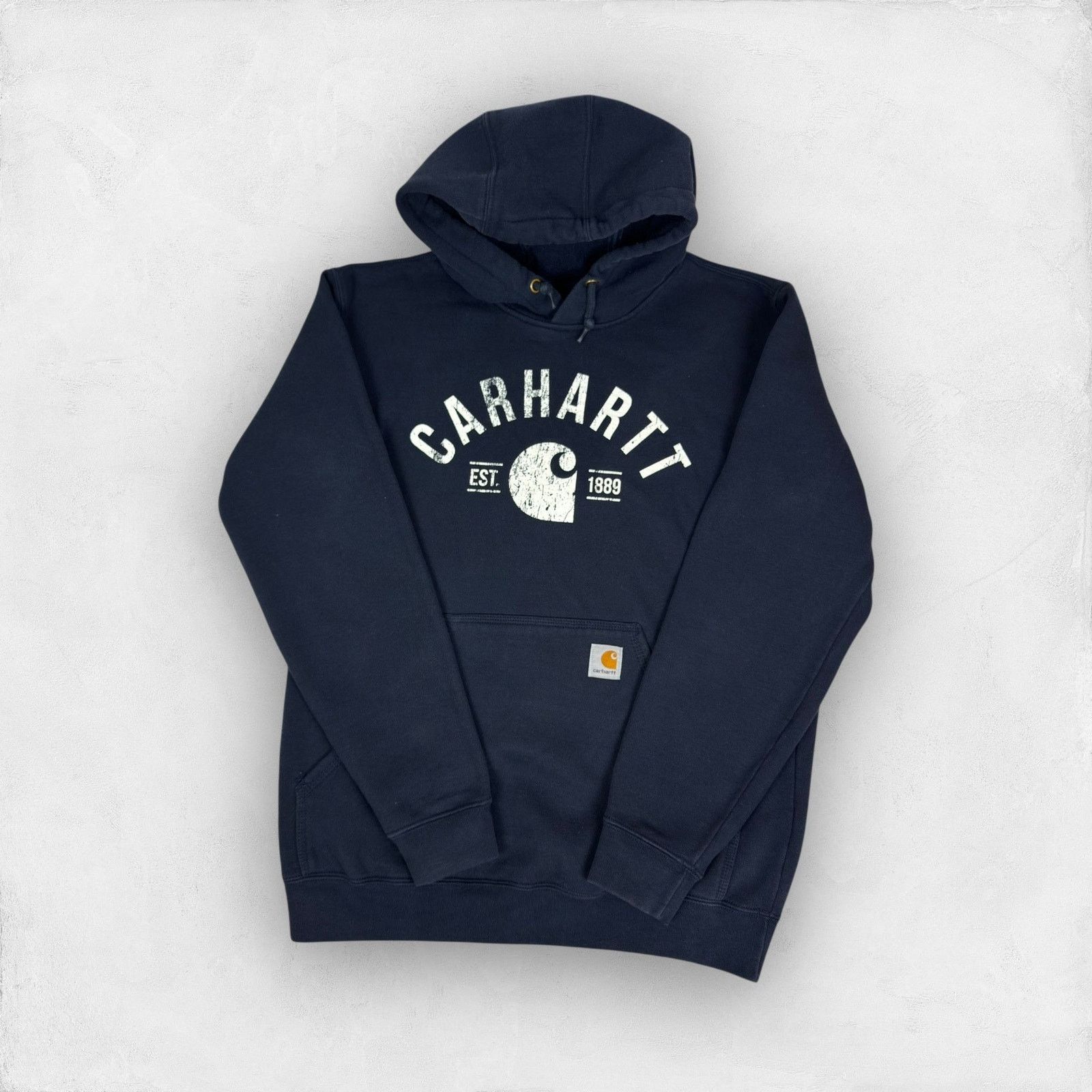 Carhartt Carhartt Men navy Cotton Original Fit Pullover Hoodie Small Size US S / EU 44-46 / 1 - 1 Thumbnail