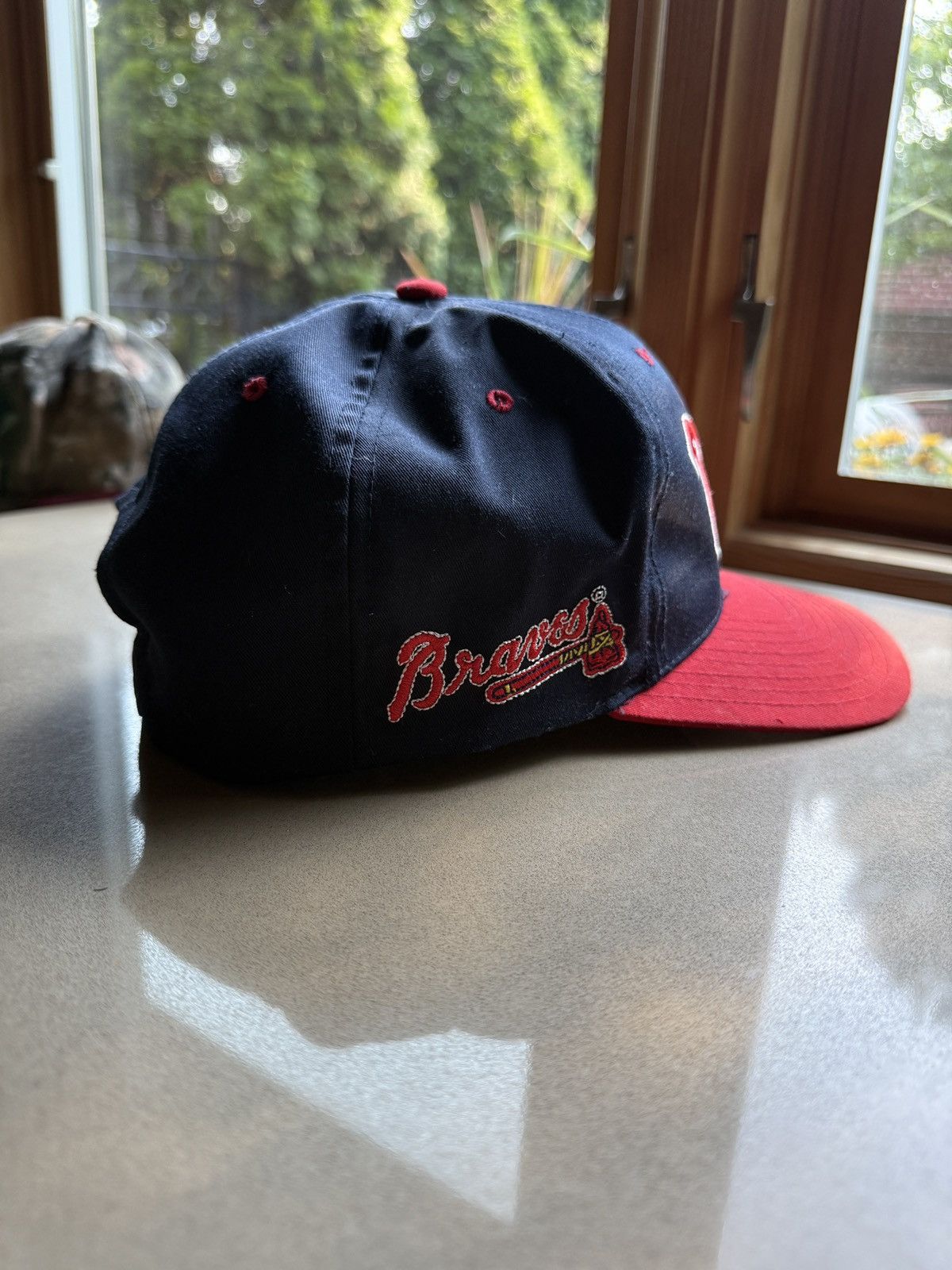 Vintage Vintage Atlanta Braves Snapback Embroidered Hat Size ONE SIZE - 5 Thumbnail