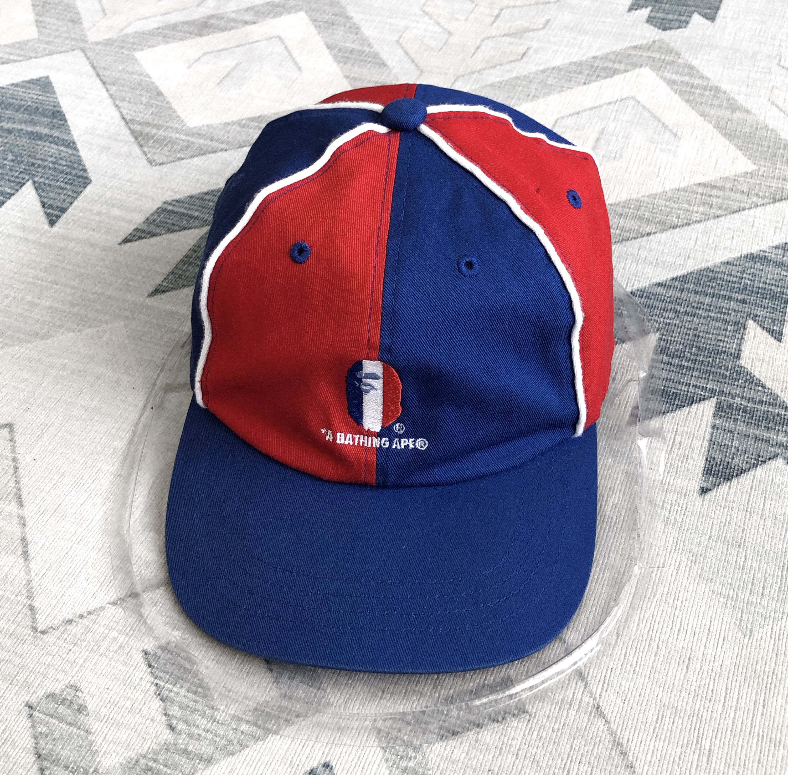 Bape RARE🔥SS17 BAPE PARIS STORE TRICOLOR PANEL HAT Size ONE SIZE - 1 Thumbnail