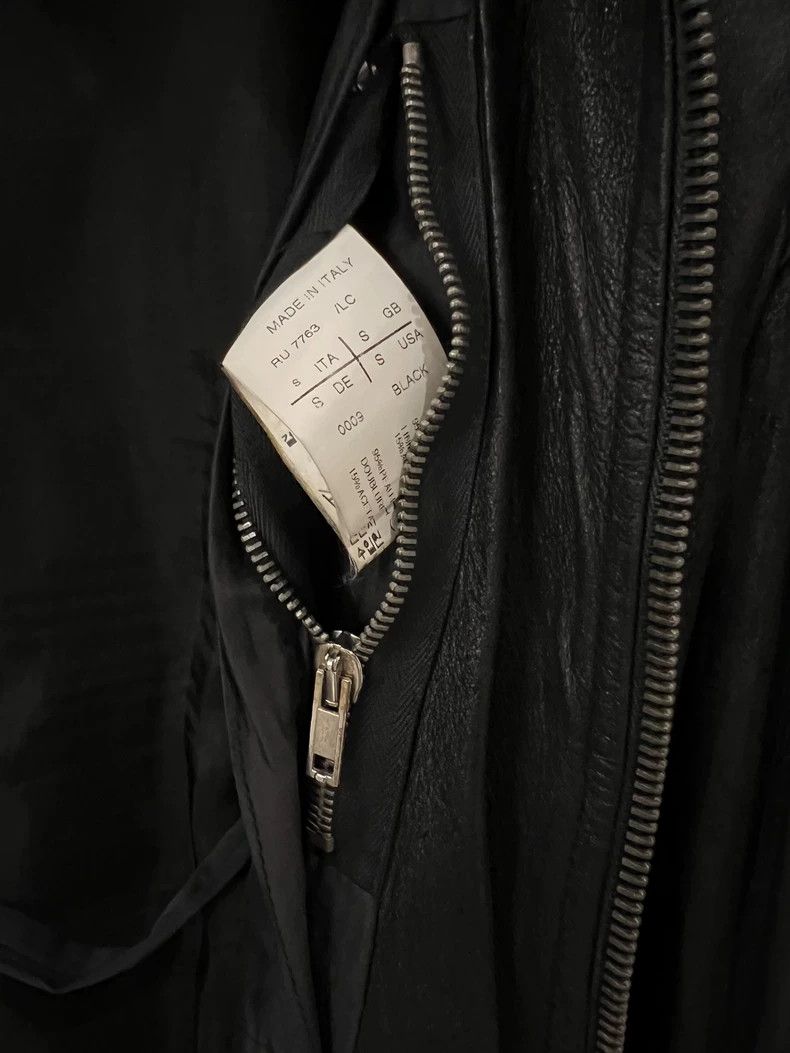 Rick Owens Rick Owens Burning sheepskin leather jacket with standing c Size US S / EU 44-46 / 1 - 9 Thumbnail