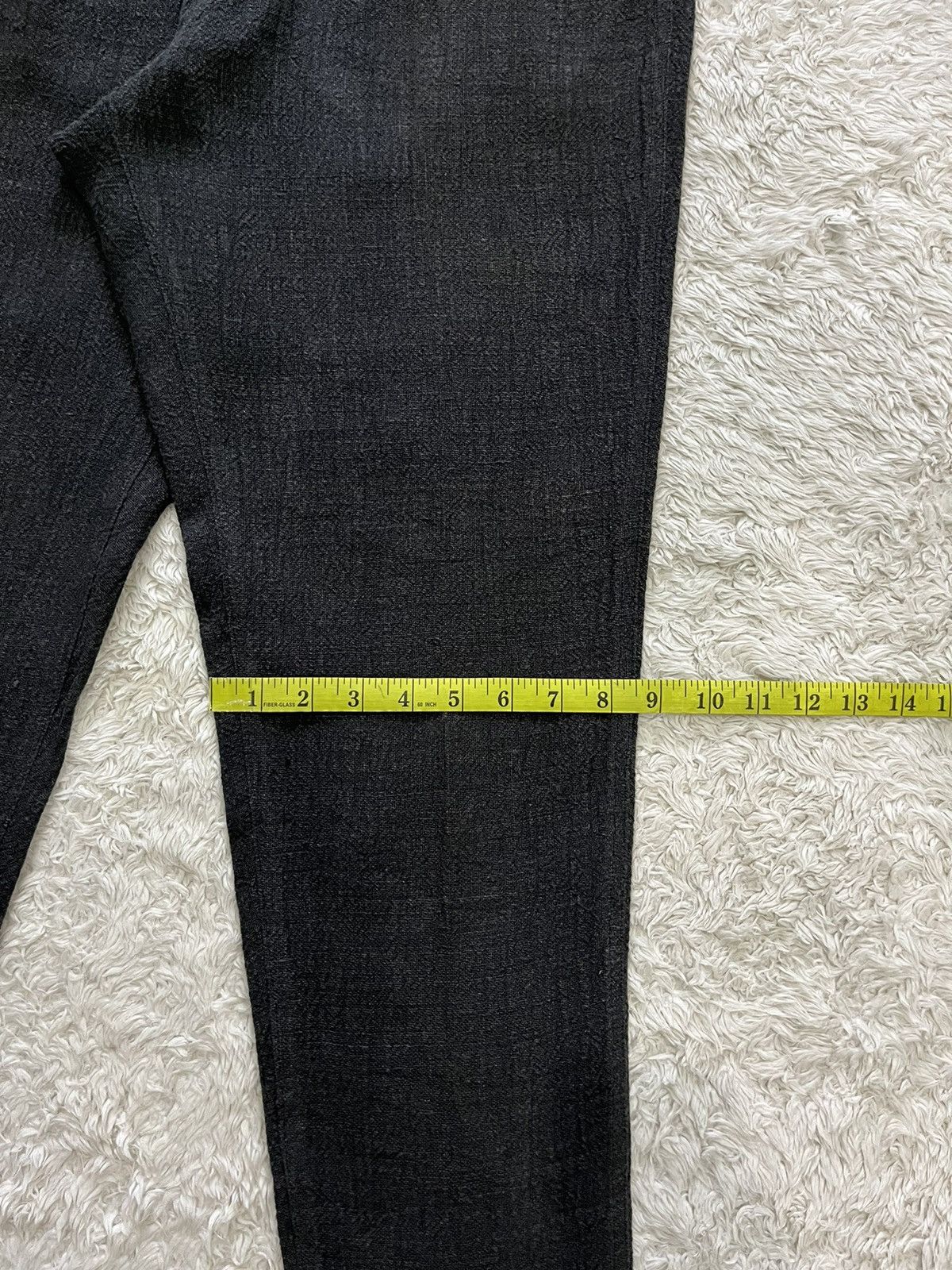 Vintage × Y's × Yohji Yamamoto vintage y's yohji yamamoto high waisted linen pants Size 28" / US 6 / IT 42 - 10 Thumbnail