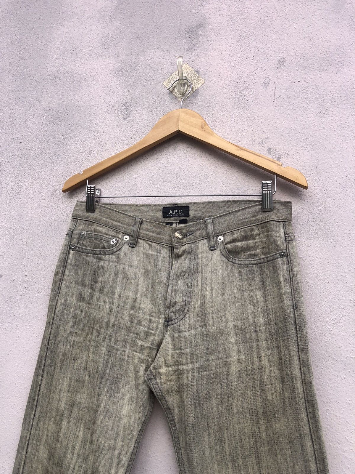 A.P.C. APC Bleach Style Jeans Size US 29 - 4 Thumbnail