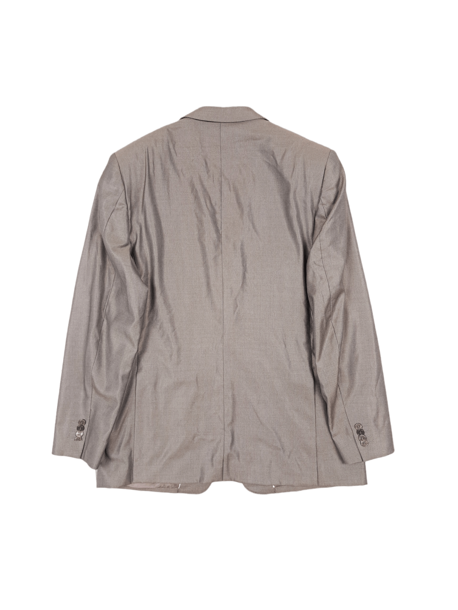 Versace × Vintage 💎 90's Versace Collection Silk "City" Beige Blazer Jacket Size 54R - 2 Thumbnail