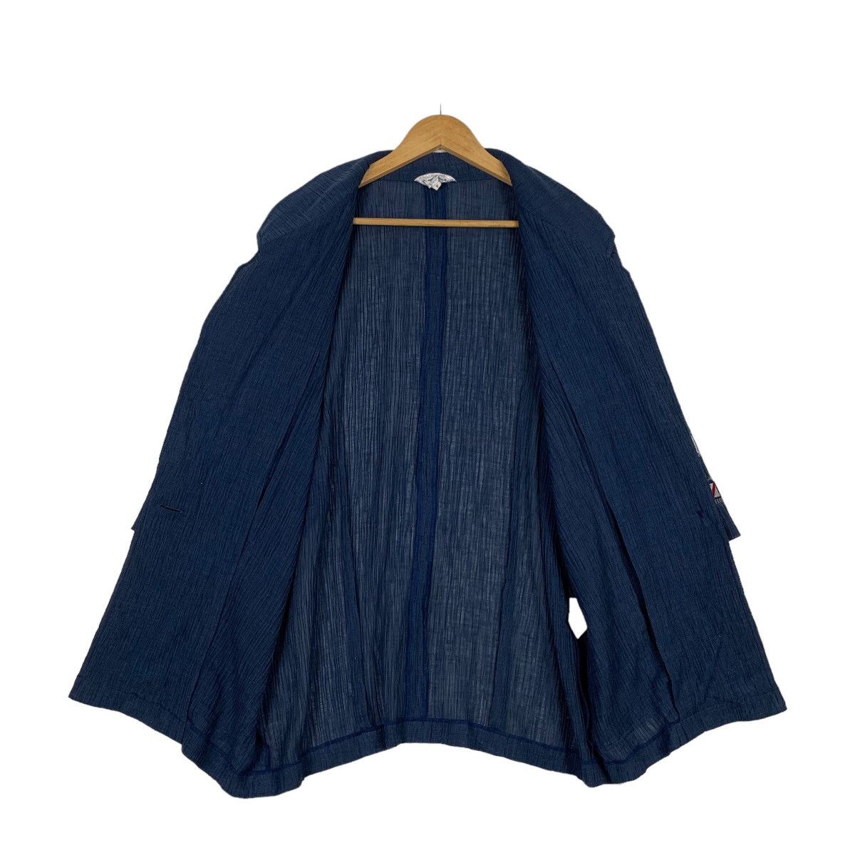 Japanese Brand SONIA GILLES Pleated Single Button Jacket #1094-C50 Size XL / US 12-14 / IT 48-50 - 11 Thumbnail